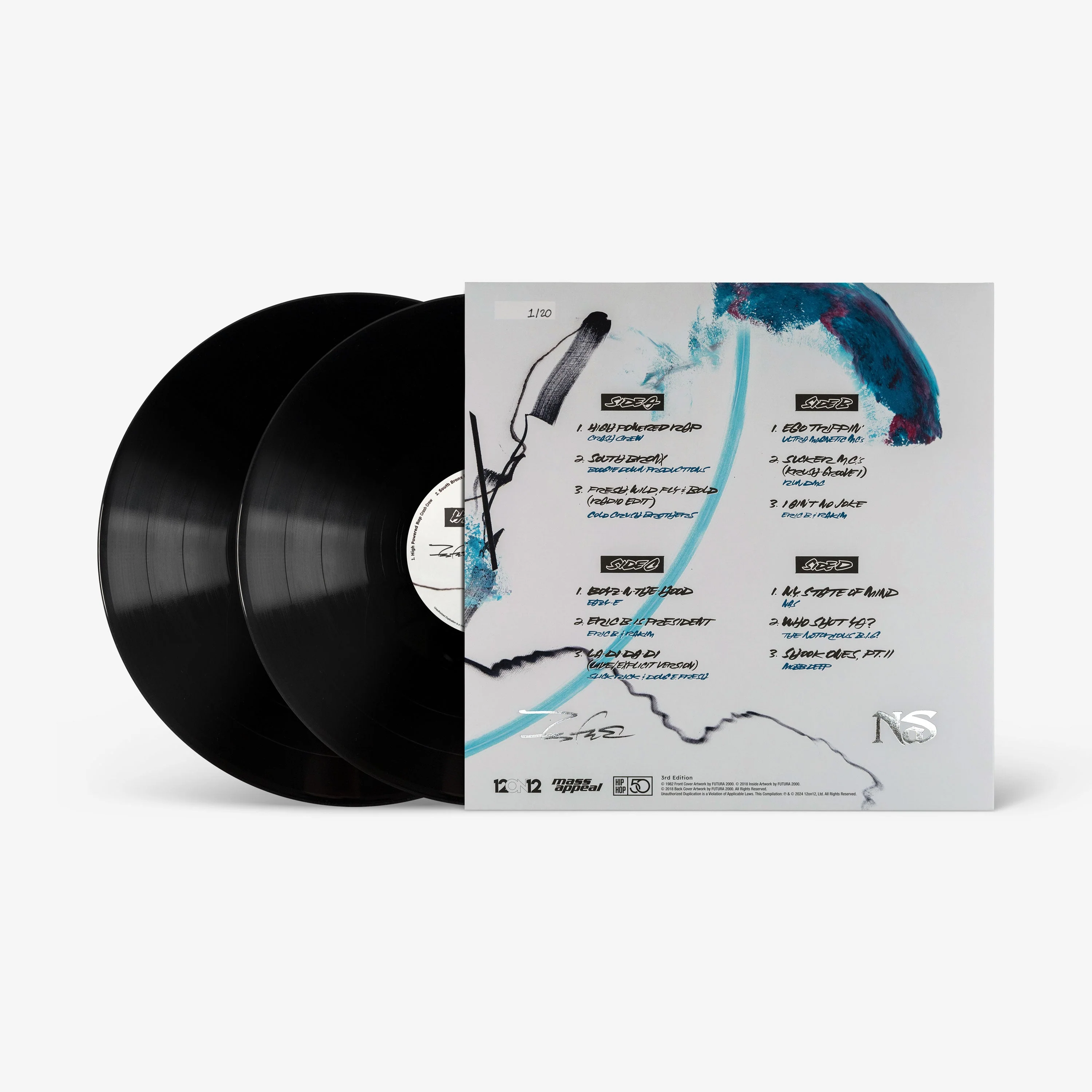 Nas x Futura 3rd Edition Vinyl Record, hand-finished by the artist - Image 20