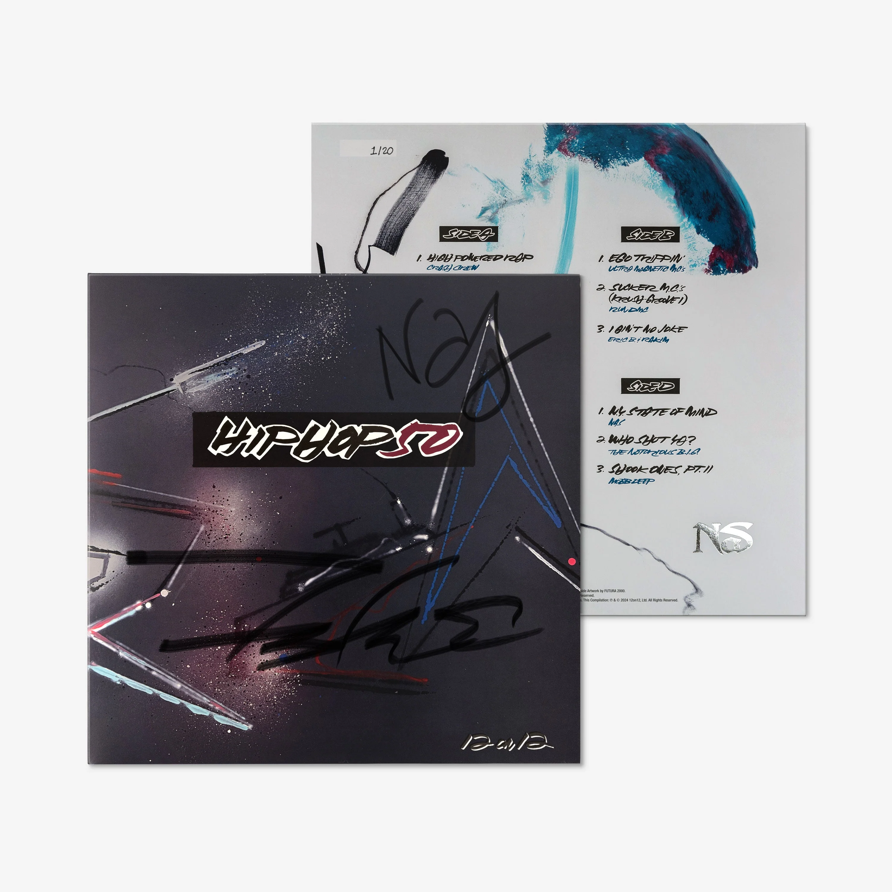 Nas x Futura 3rd Edition Vinyl Record, hand-finished by the artist - Image 21