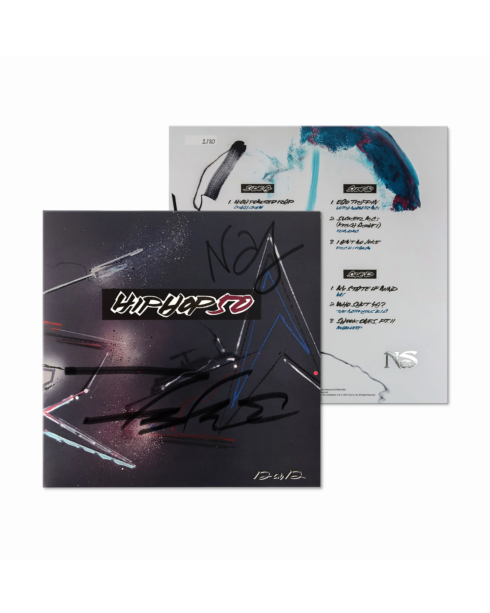 Nas x Futura 3rd Edition Vinyl Record, hand-finished by the artist - Image 3