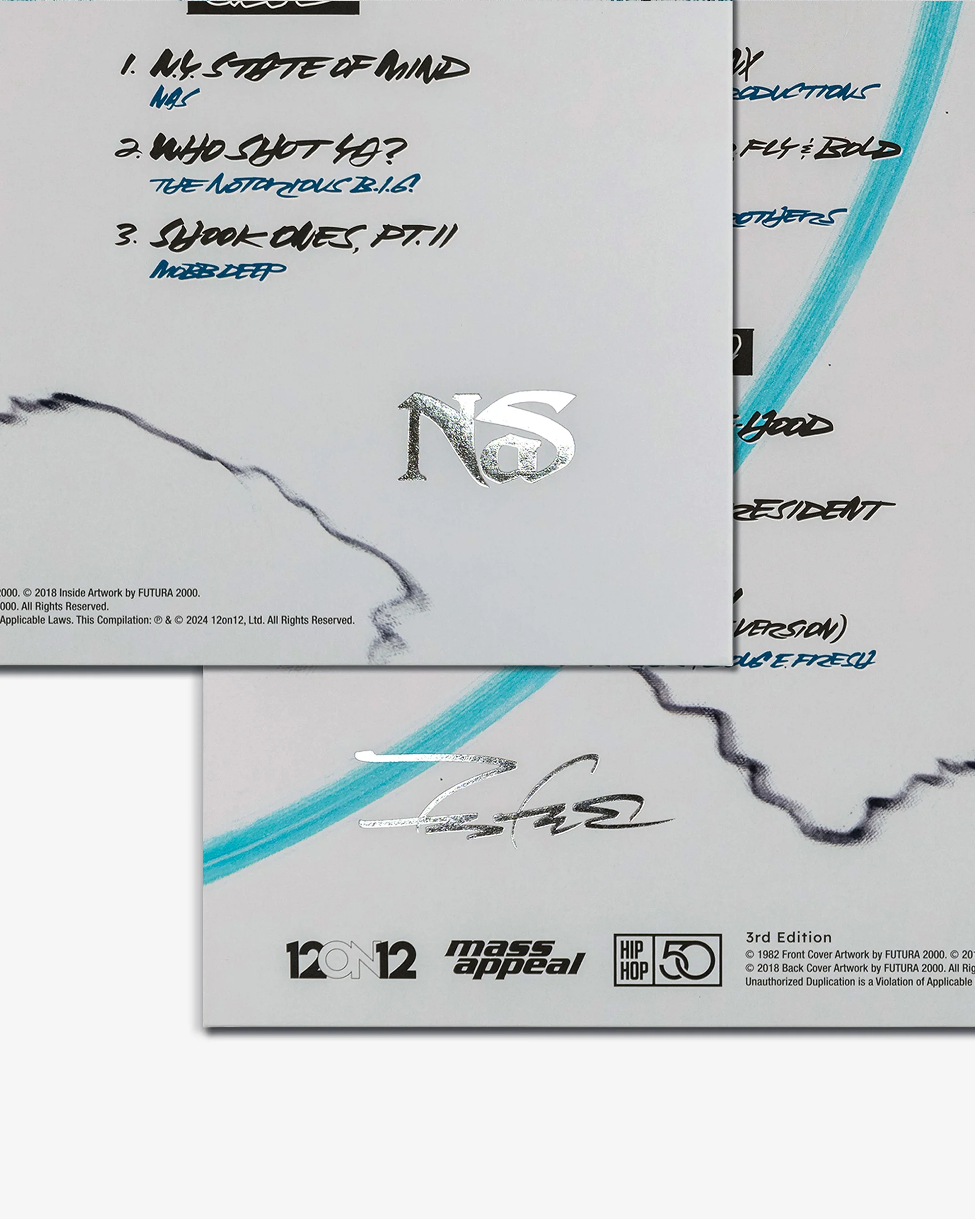 Nas x Futura 3rd Edition Vinyl Record, hand-finished by the artist - Image 7