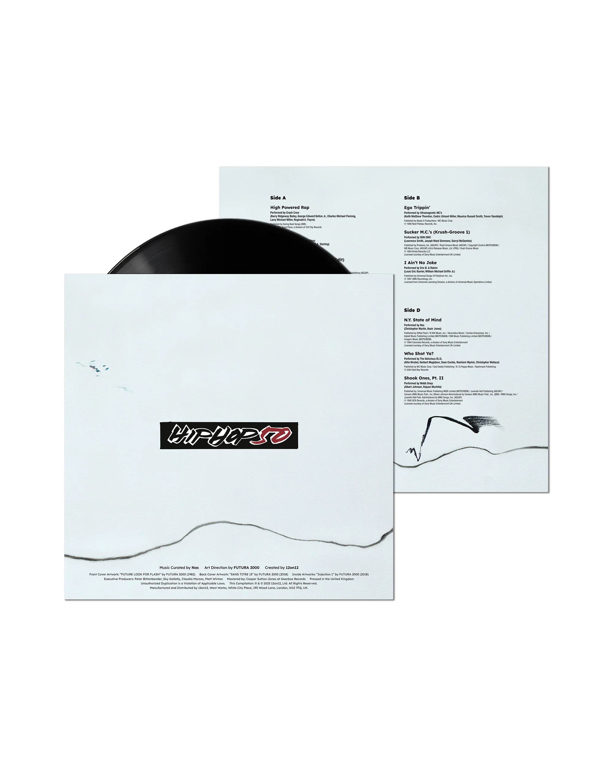 Nas x Futura 3rd Edition Vinyl Record, hand-finished by the artist - Image 8