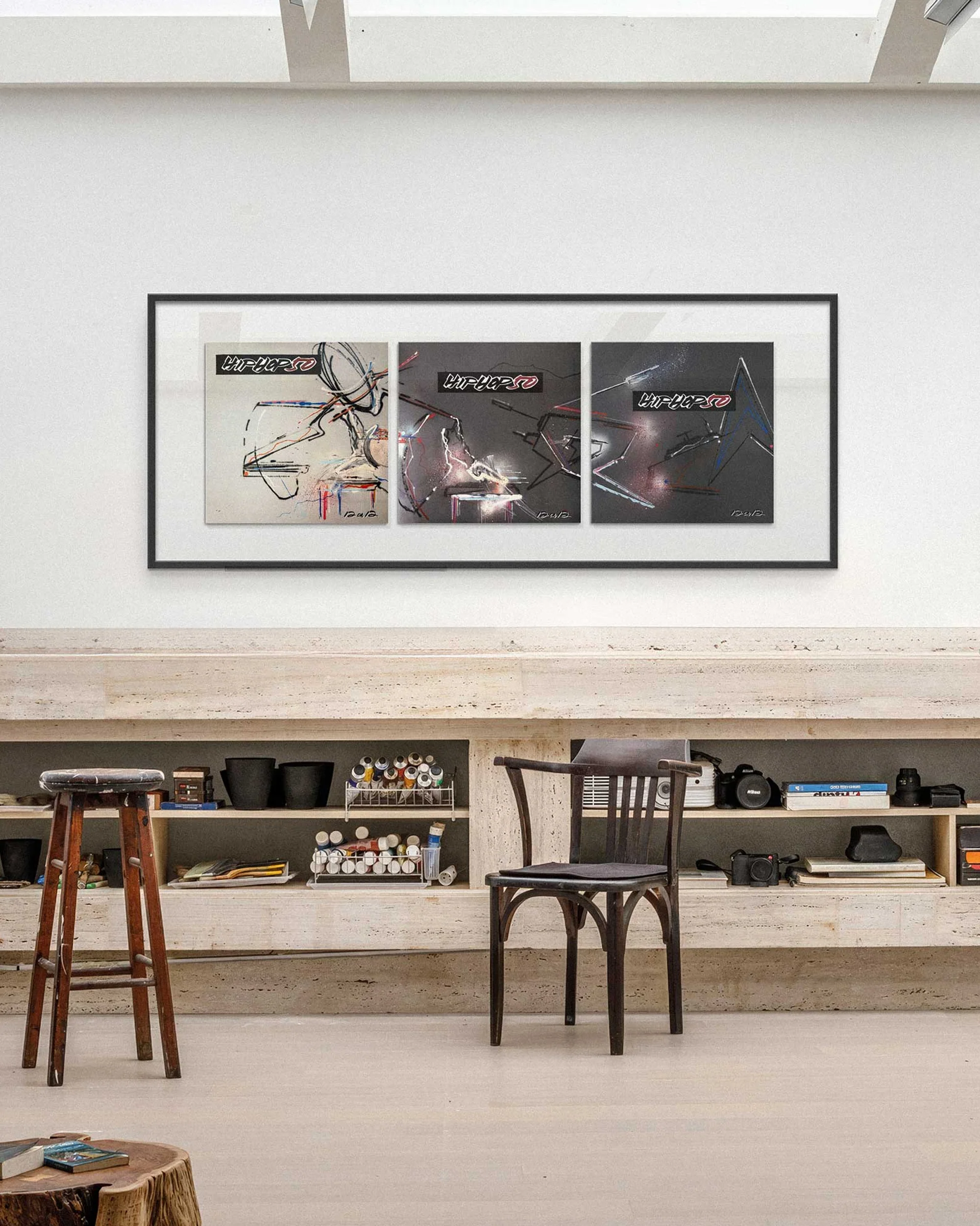 Nas x Futura Hip Hop 50 Vinyl Records Triptych - Image 8