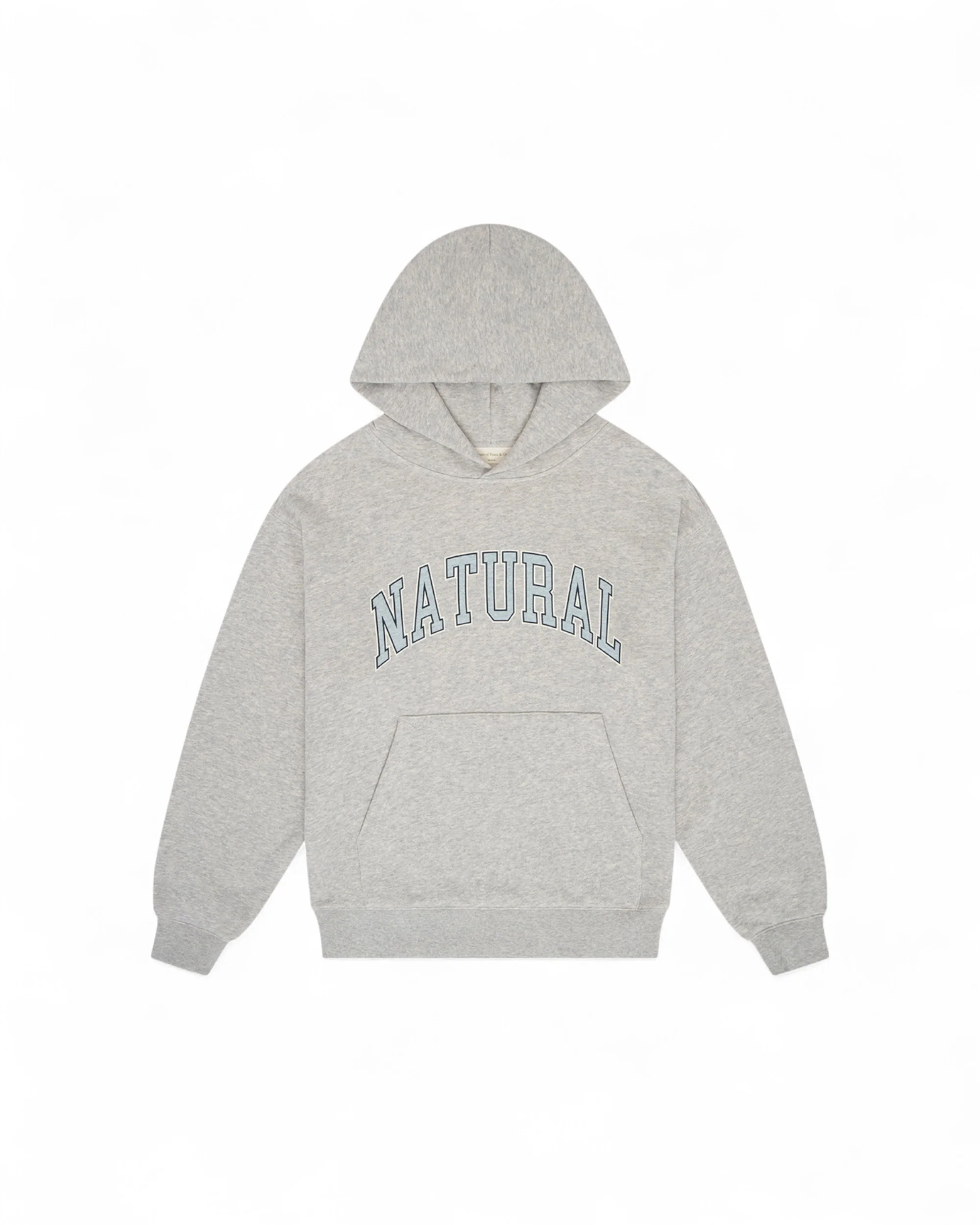 Natural Hoodie - Ash