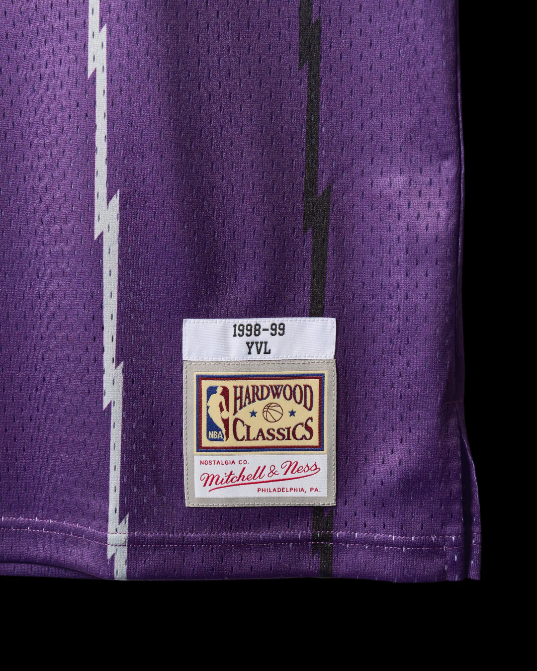NBA PLAYBOI CARTI X M&N JERSEY TORONTO RAPTORS 1998 (PURPLE) - Image 3