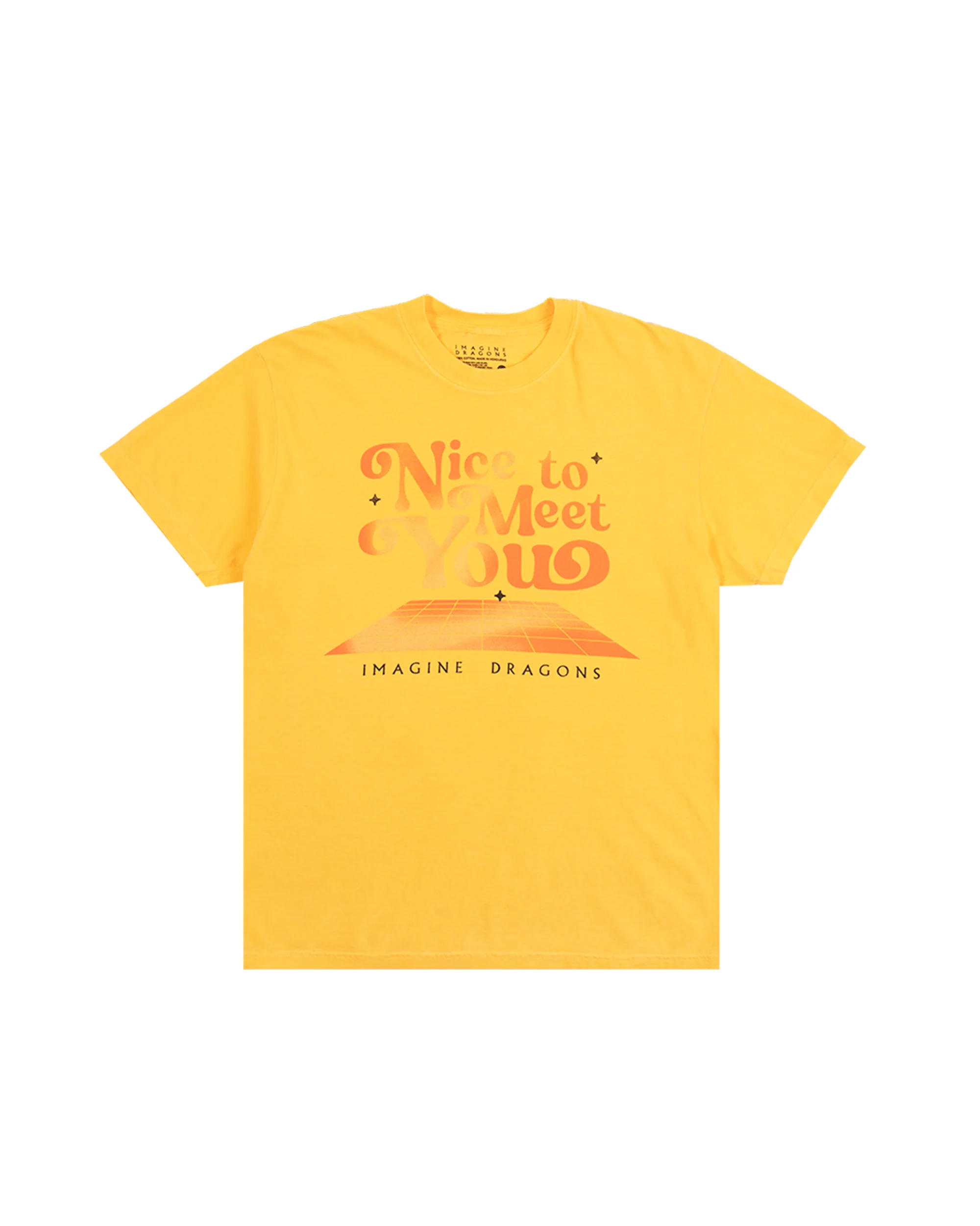 Nice to Meet You Orange Tee