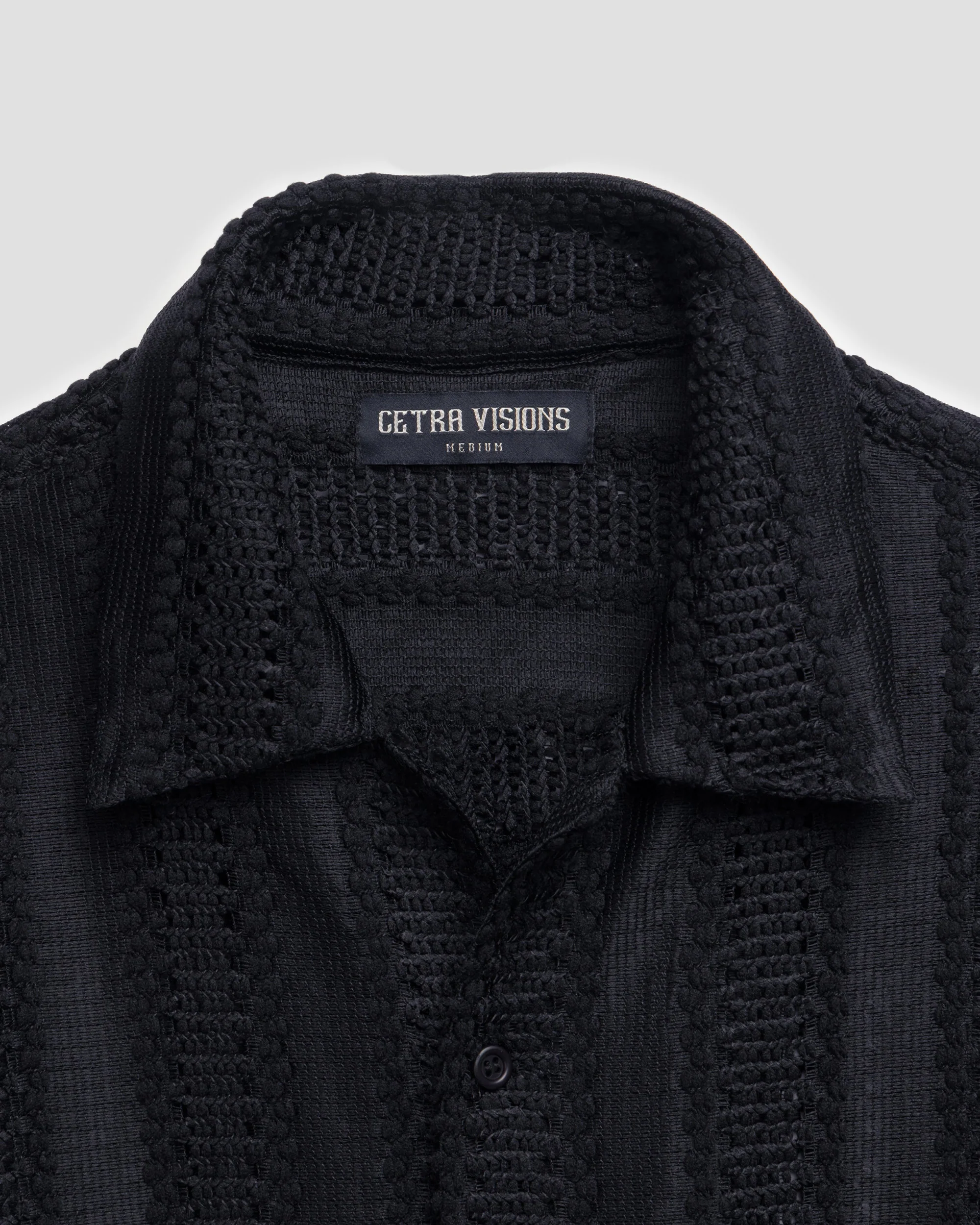 NIGHT BLACK KNIT SHIRT - Image 4