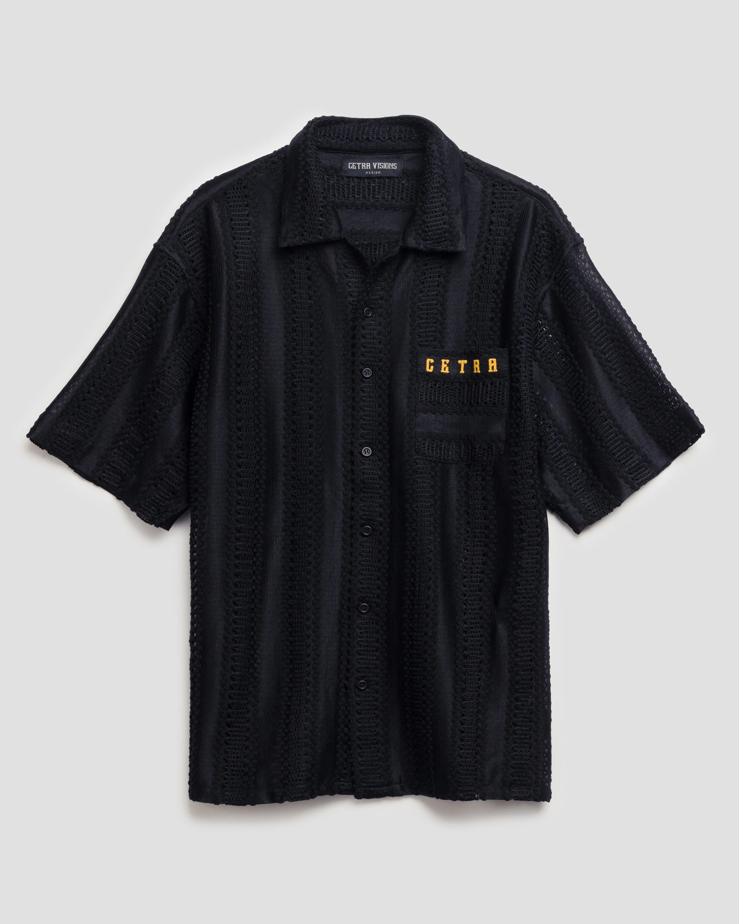 NIGHT BLACK KNIT SHIRT - Image 6