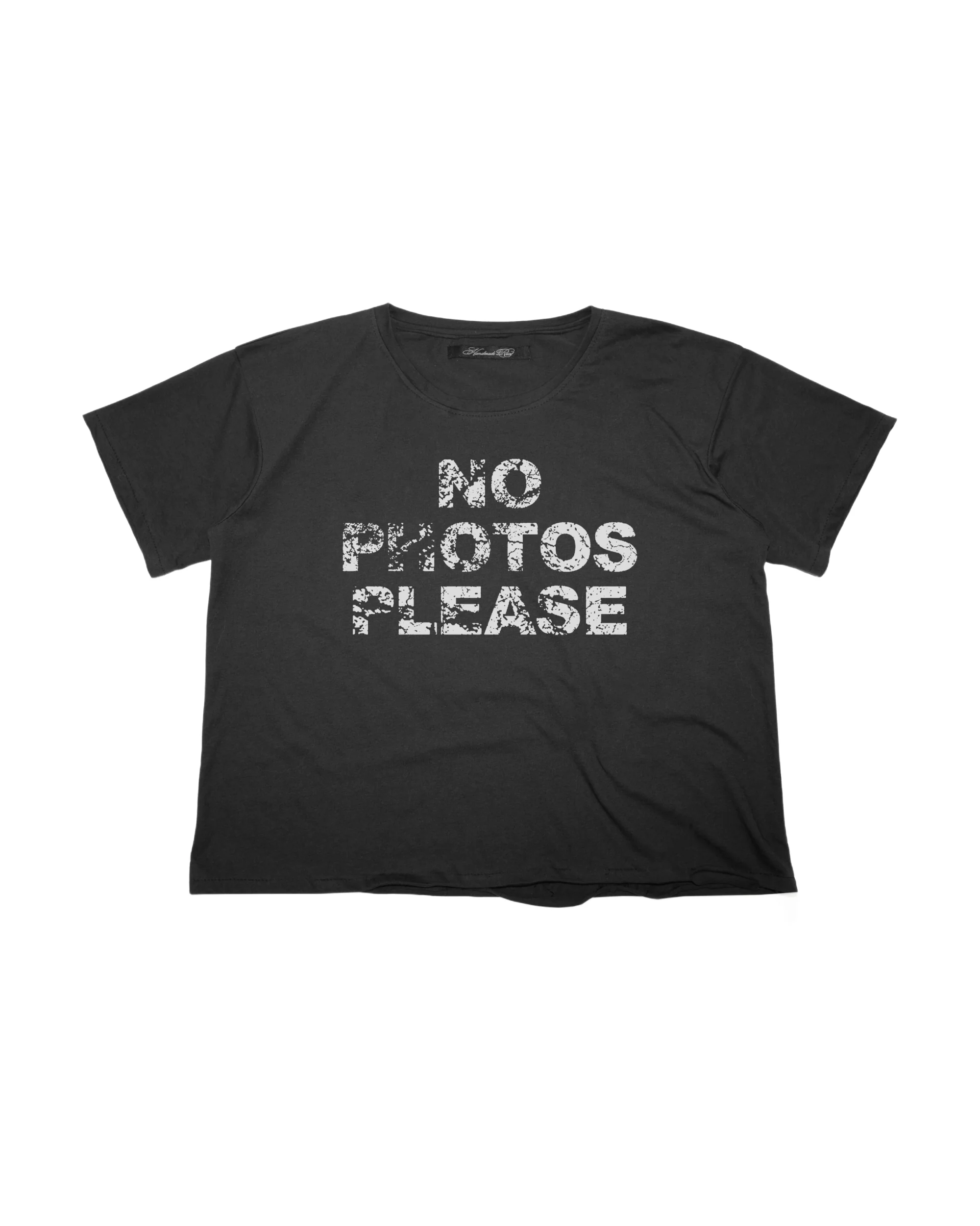 No Photos Tee - Vintage Black