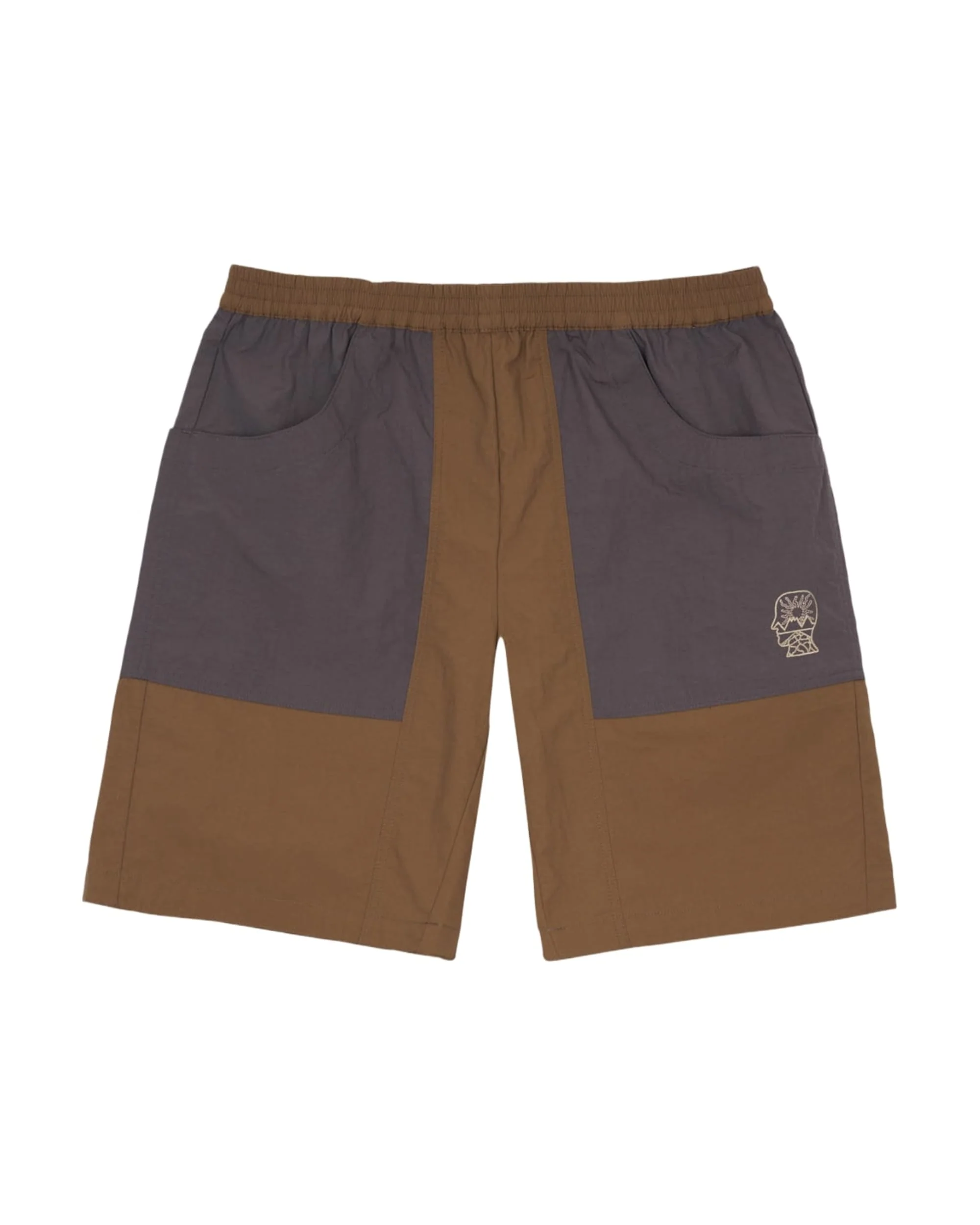 Nylon Equipment Utility Short - Brown