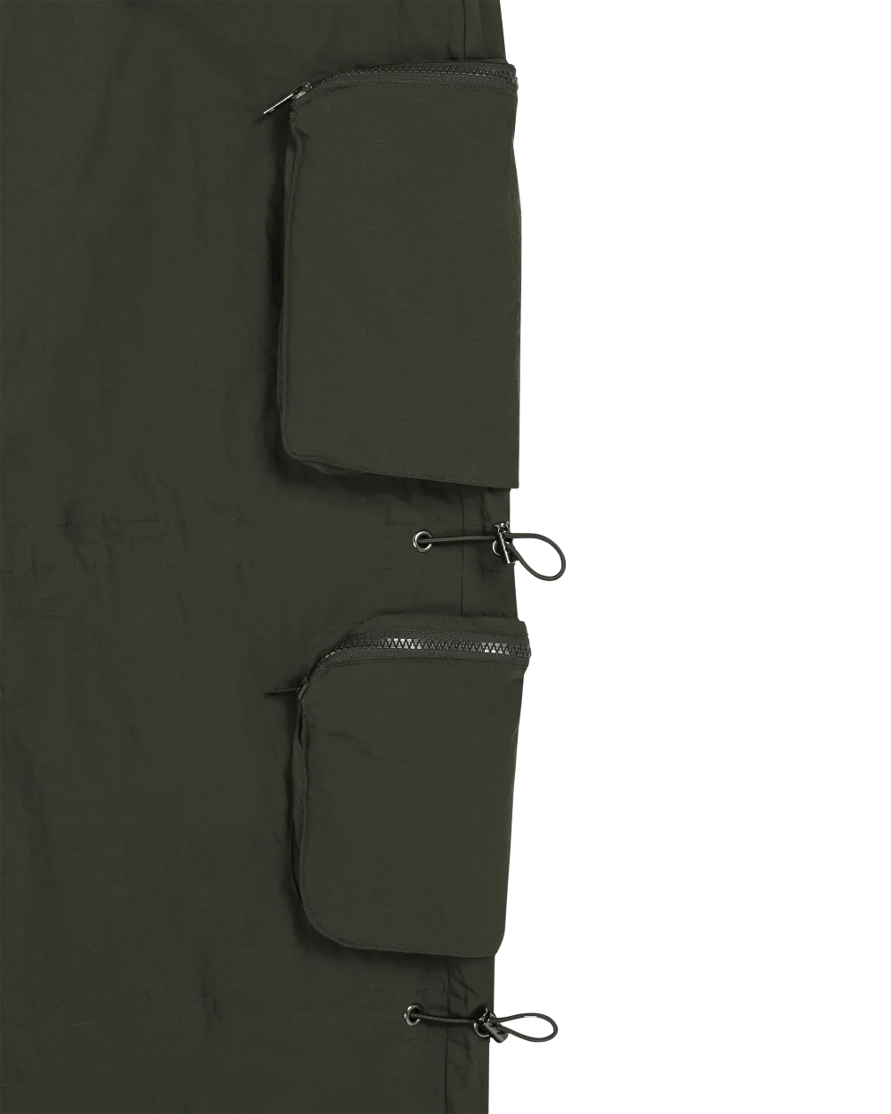 Nylon Parachute Pants- GREEN - Image 4