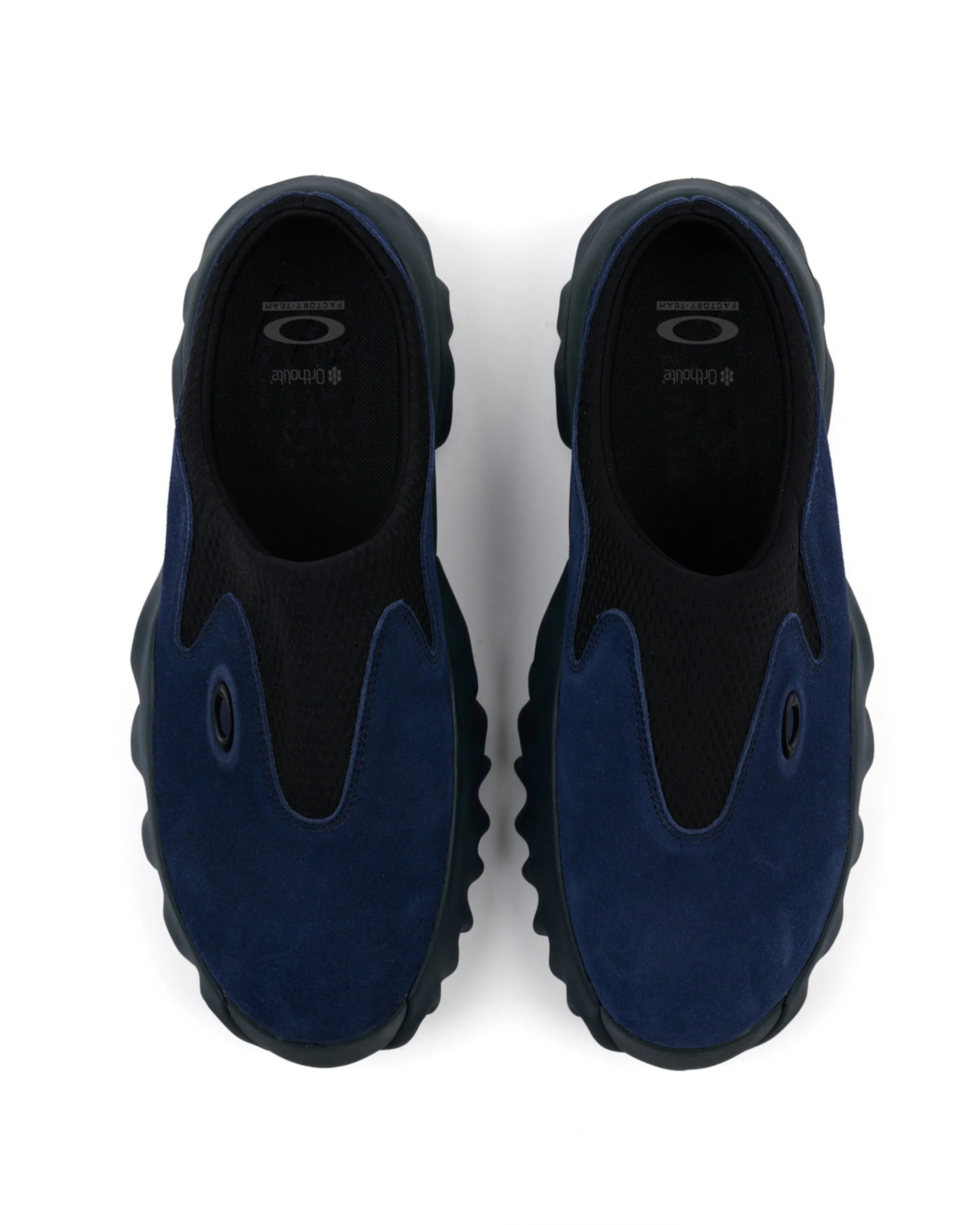 Oakley Factory Team Suede Chop Saw Mule - Navy/Black - Image 4