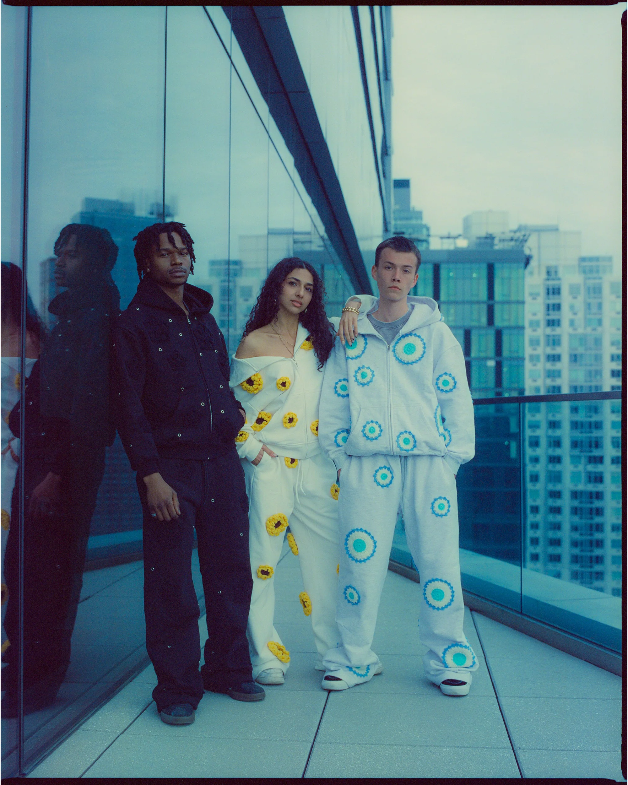 Ocean Patch Crochet Sweatpants - Image 4