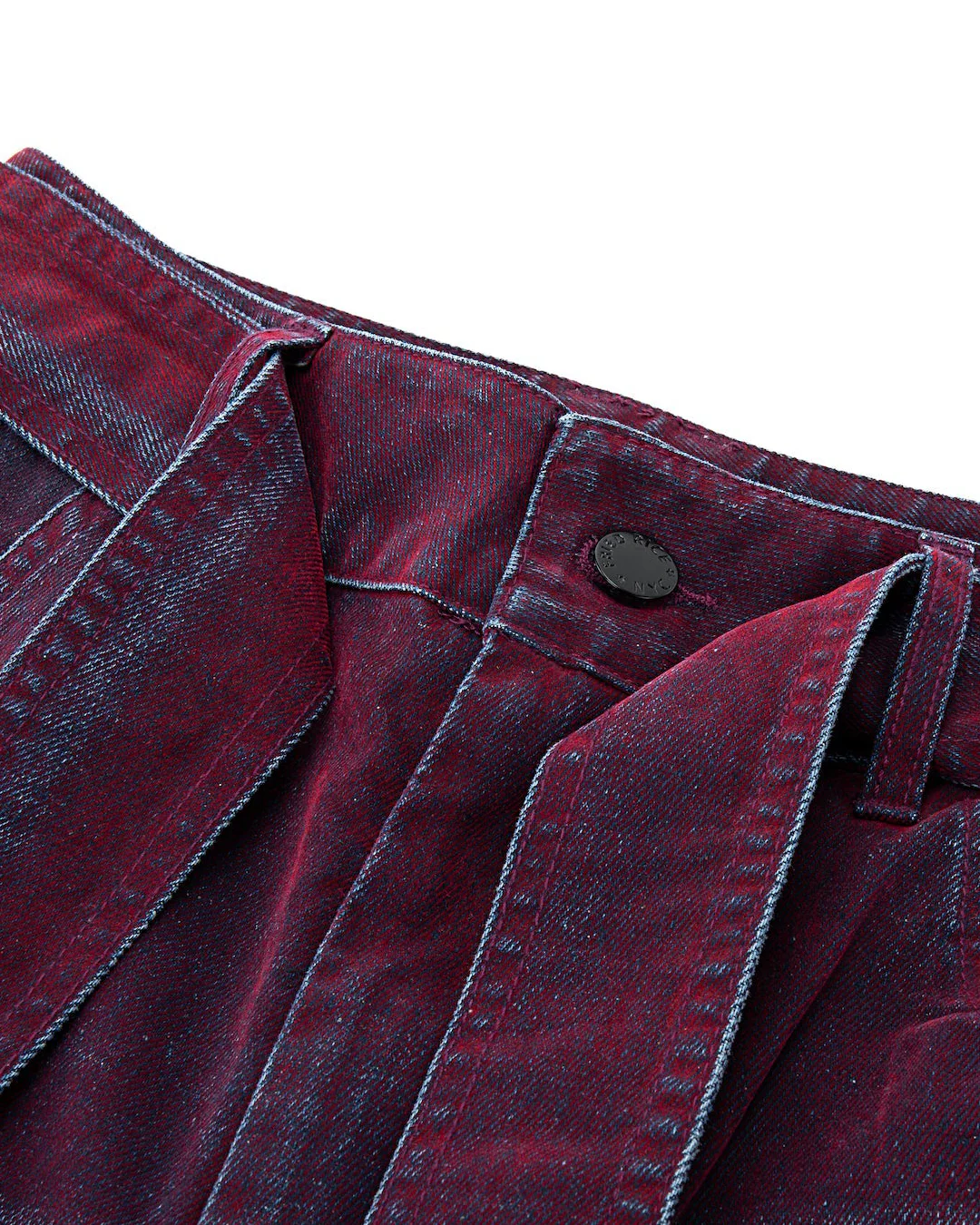 Oil Slick Iridescent Wide Leg Denim - Image 10