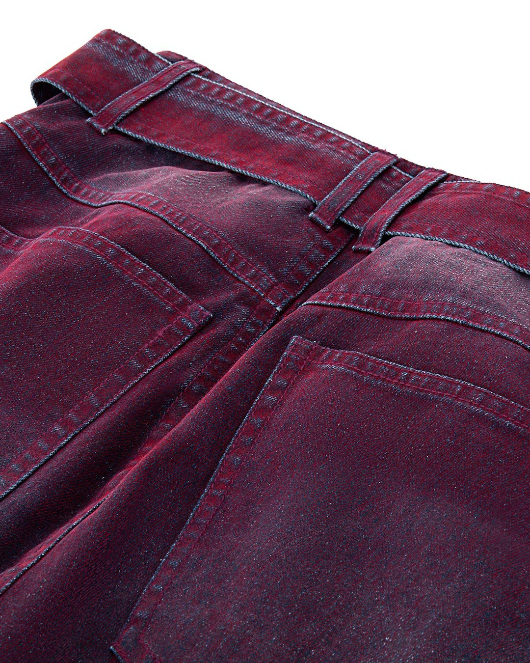 Oil Slick Iridescent Wide Leg Denim - Image 11