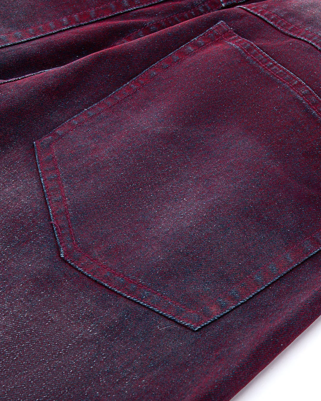 Oil Slick Iridescent Wide Leg Denim - Image 12