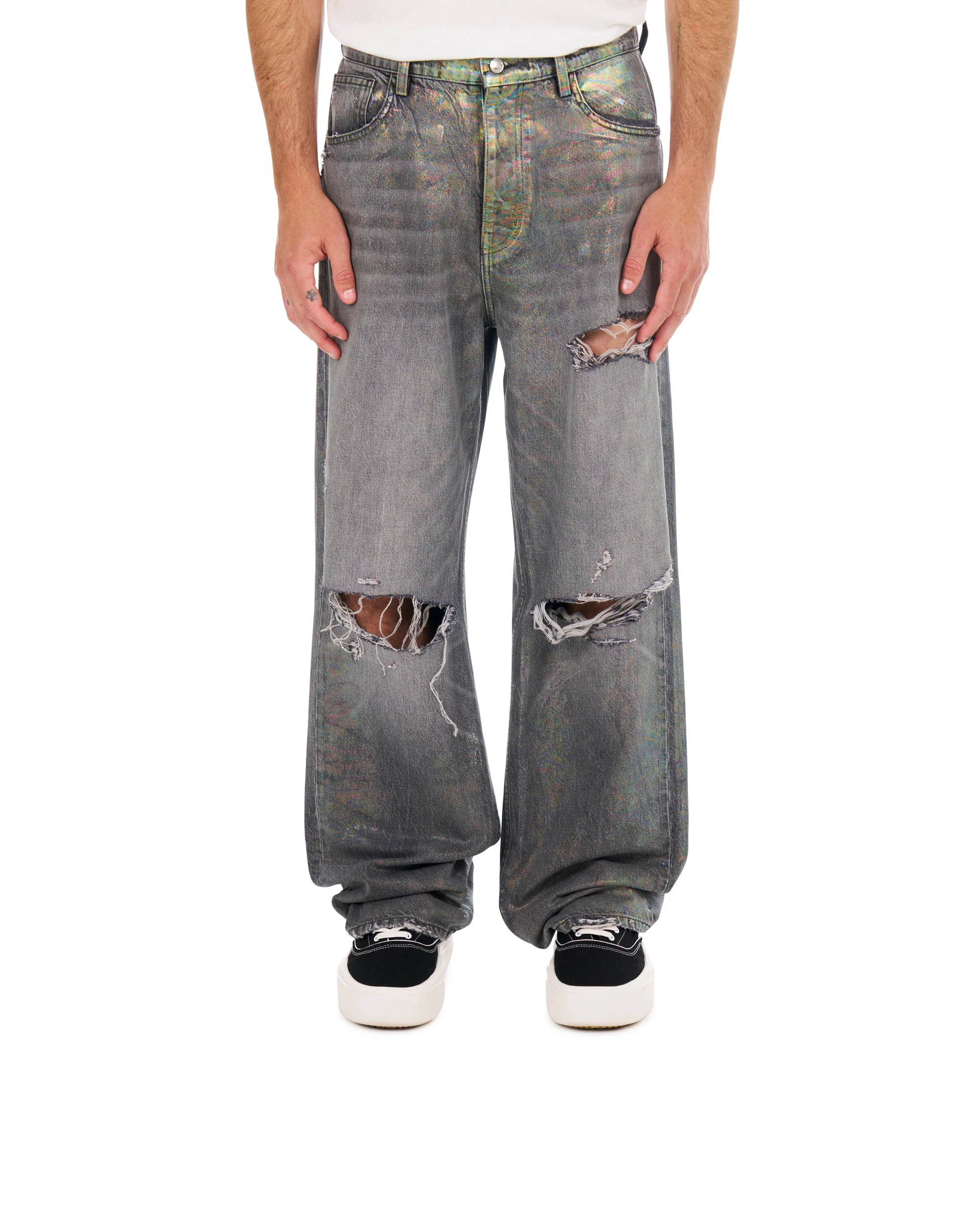 Oil Spill Baggy Jean