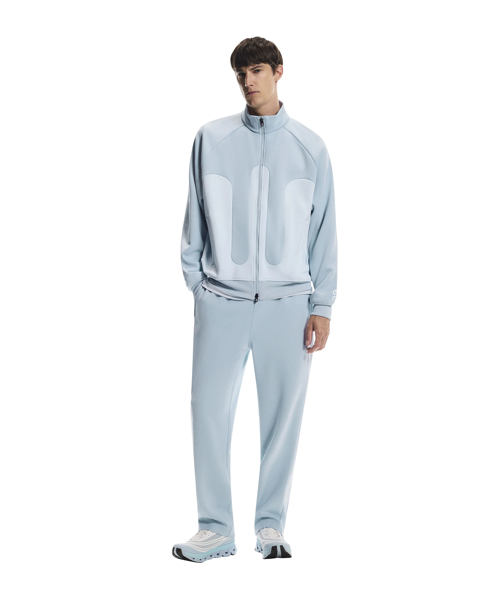 ON RUNNING TRACK PANTS IKON CHAMBRAY
