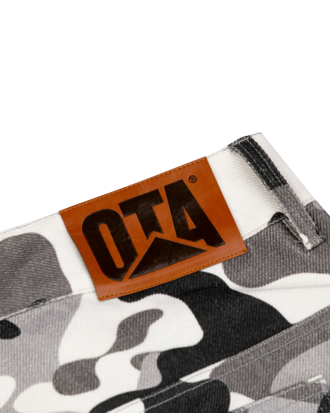 OTA Arctic Camo Black Cat Omen Denim Work Shorts - Image 4