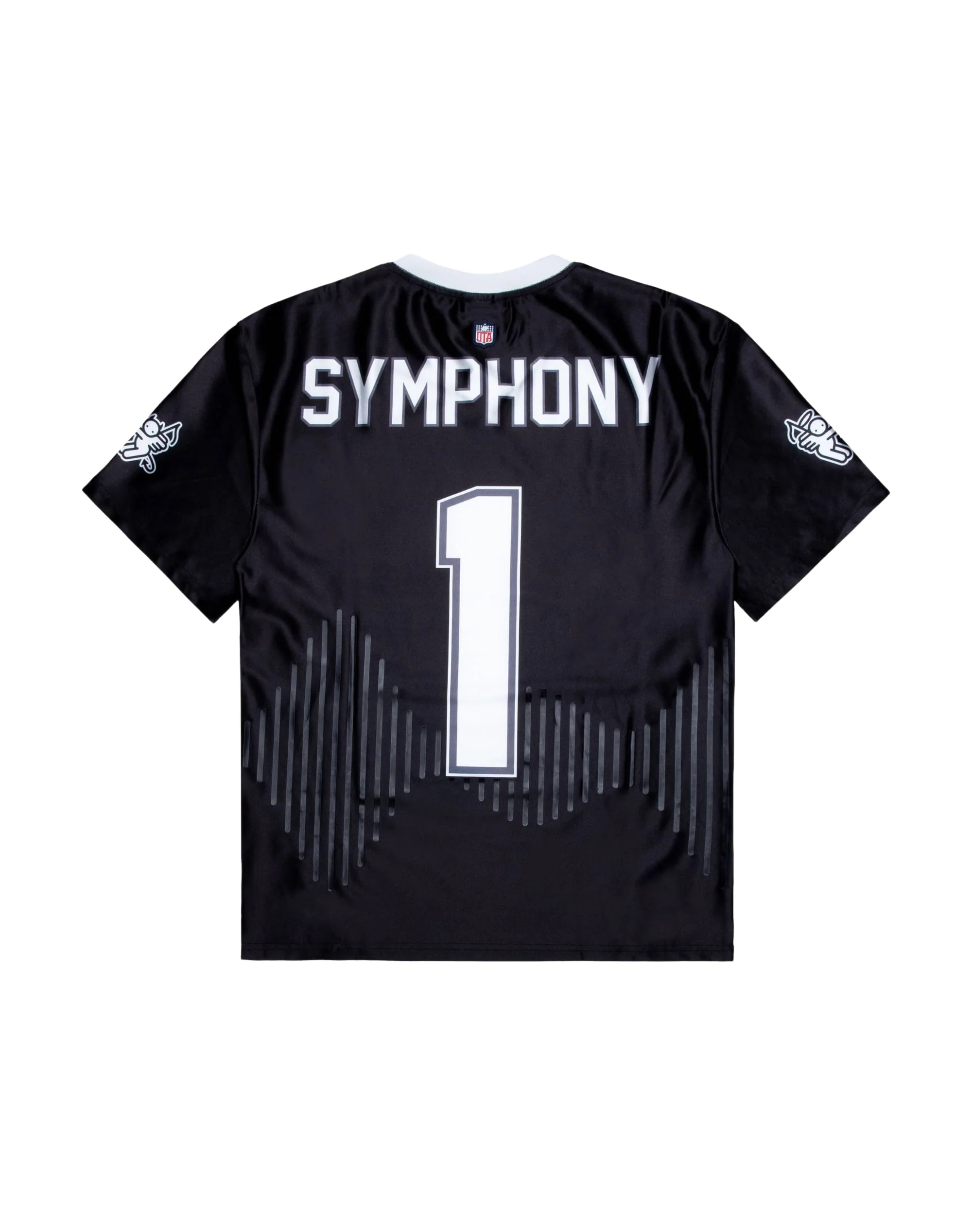 OTA Black Sin City Symphony Satin Football Jersey (Home) - Image 2