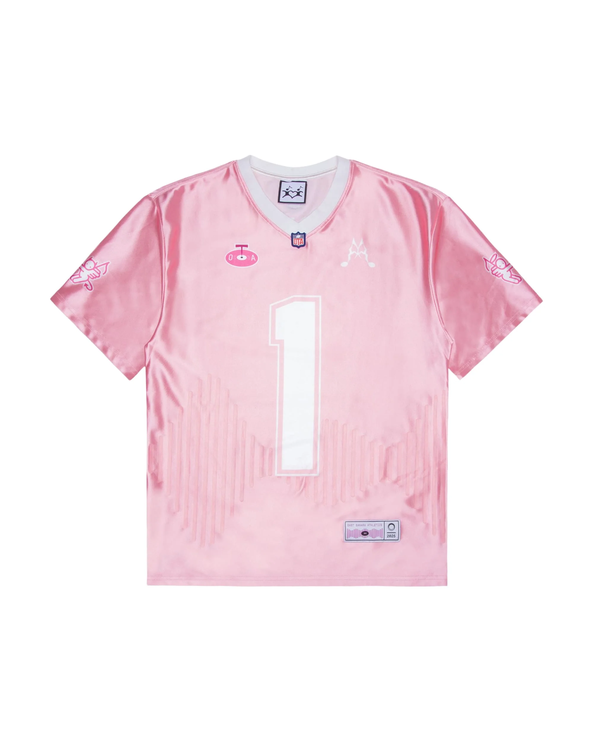 OTA Light Pink Sin City Symphony Satin Football Jersey (Away)