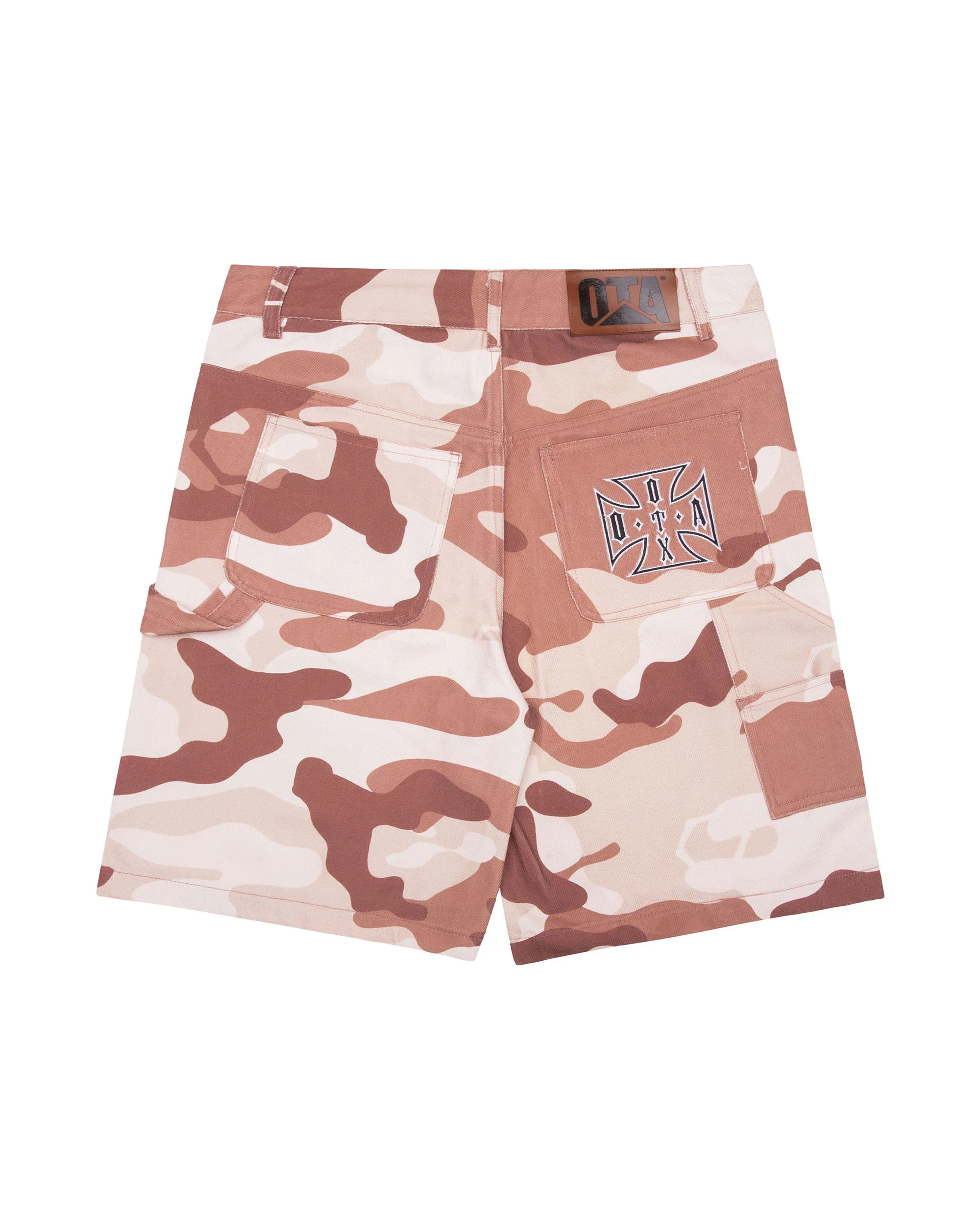 OTA & Shoreline Mafia OTX Boyz Desert Camo Choppa Double Knee Work Shorts - Image 2