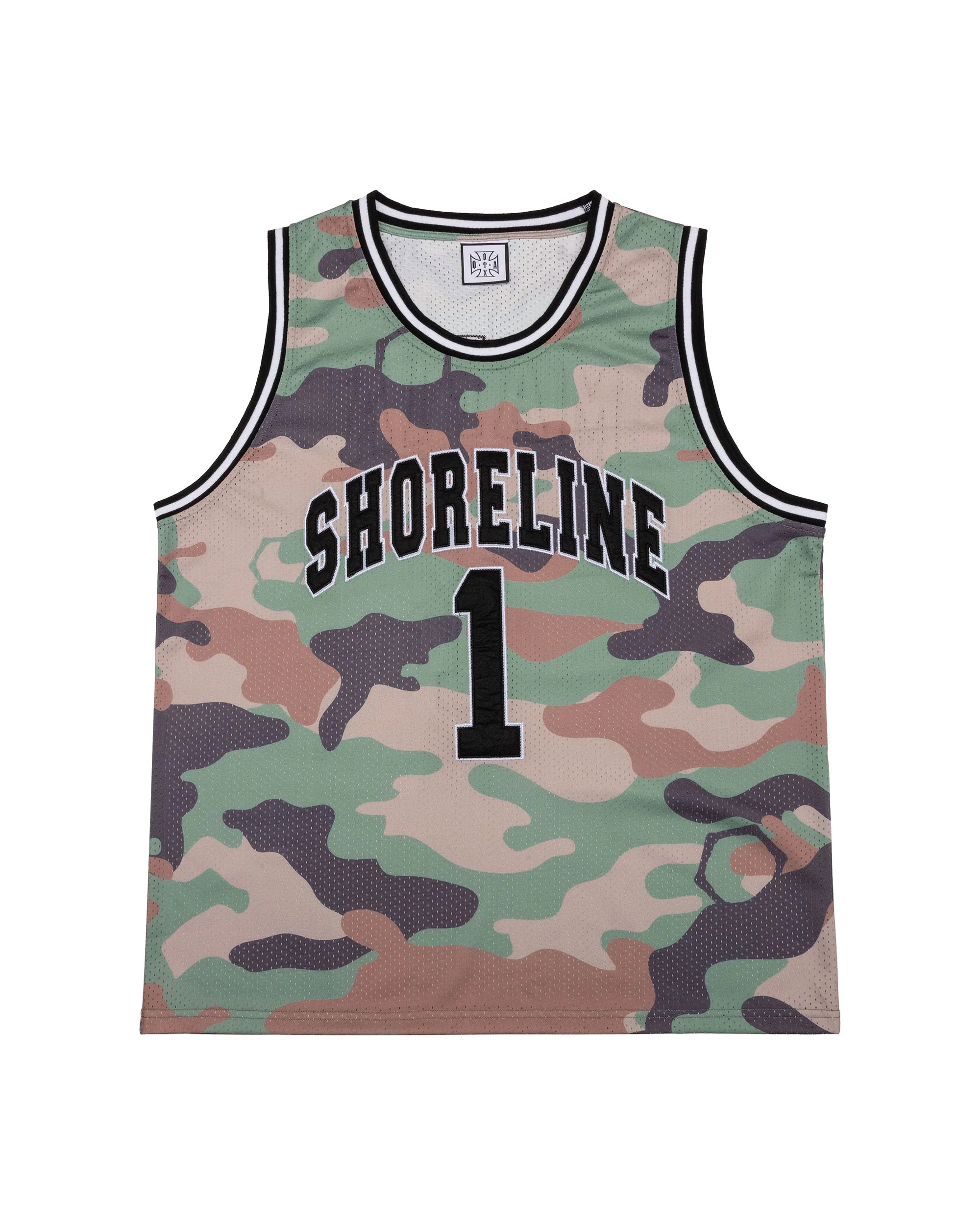 OTA & Shoreline Mafia OTX Boyz Military Camo Basketball Jersey