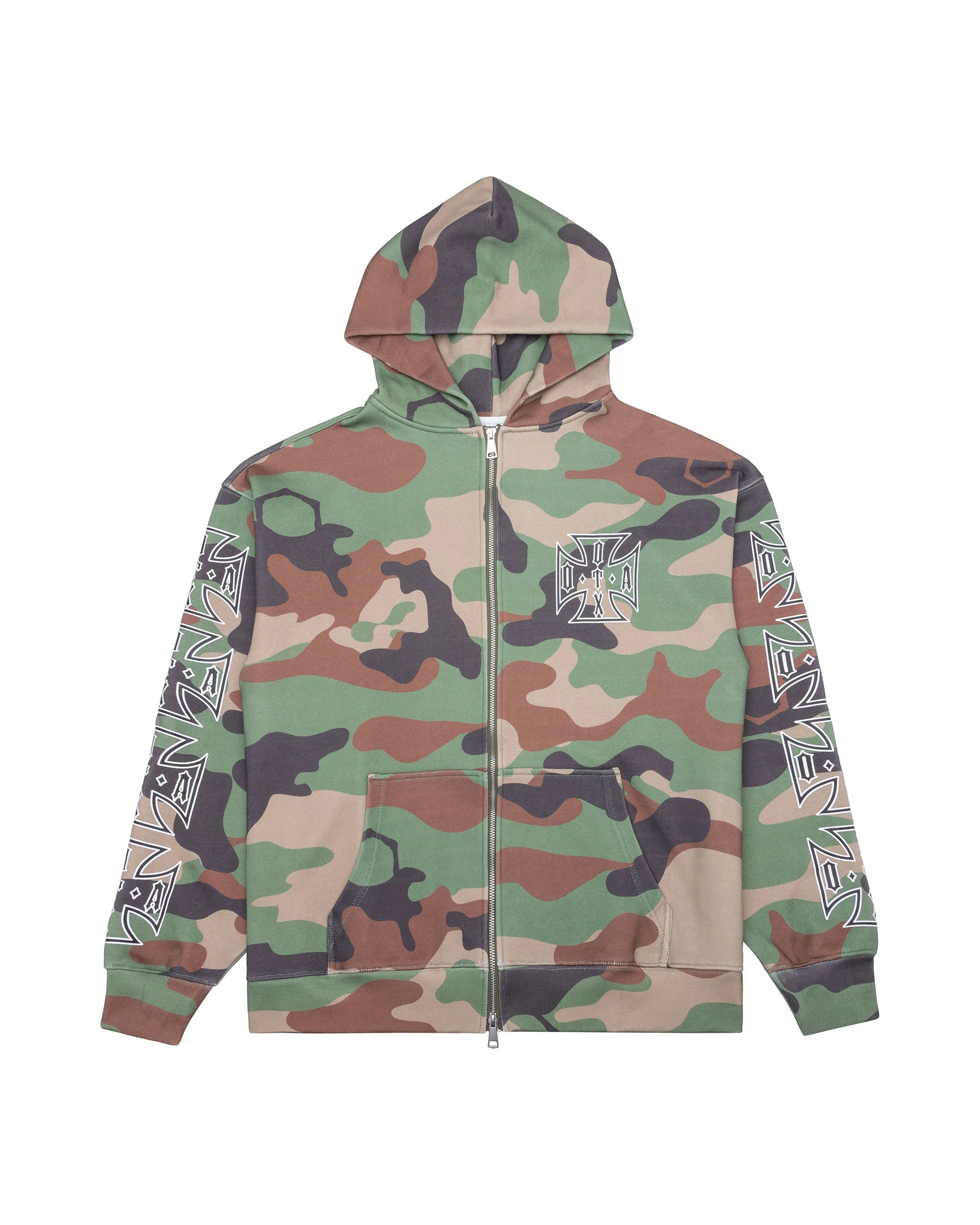 OTA & Shoreline Mafia OTX Boyz Military Camo Choppa Zip Up