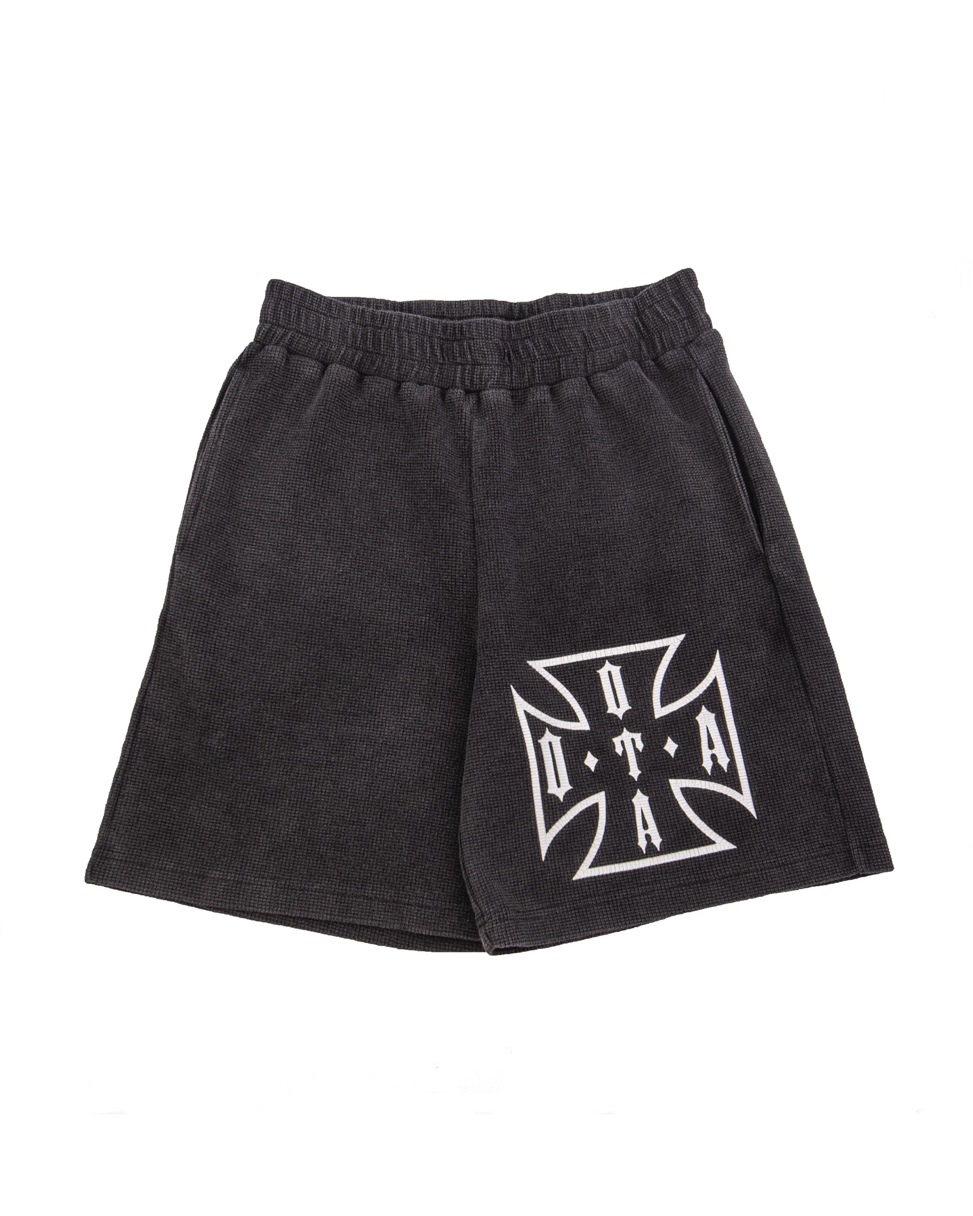 OTA Washed Black Choppa Thermal Shorts