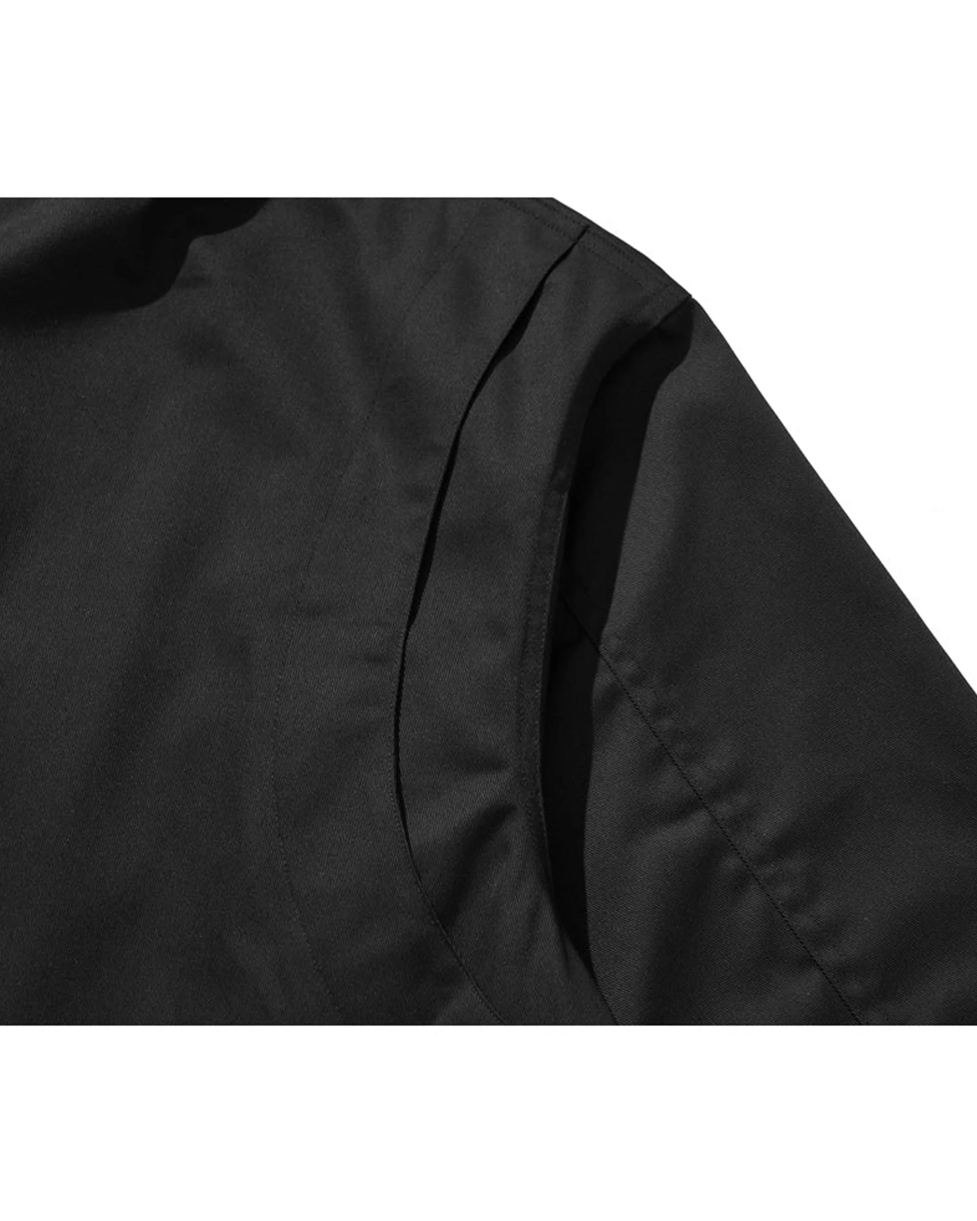 OVERSIZED HOOD JACKET / BLACK - Image 7
