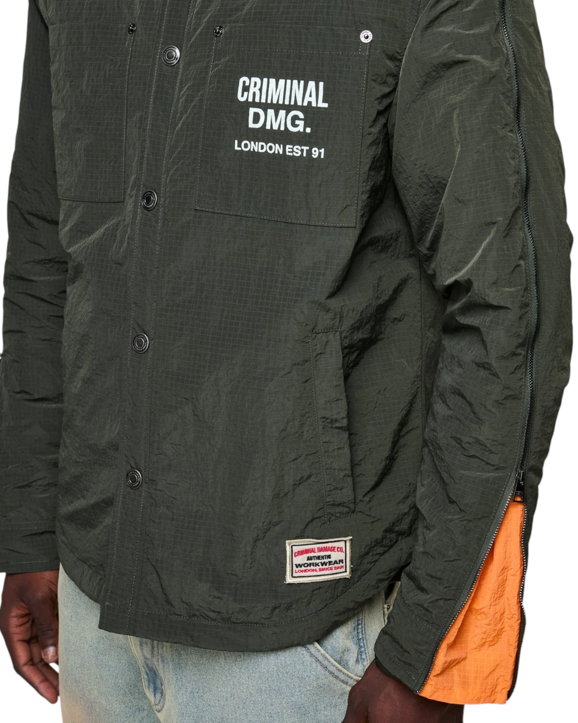 PADDED NYLON SHIRT - Image 6