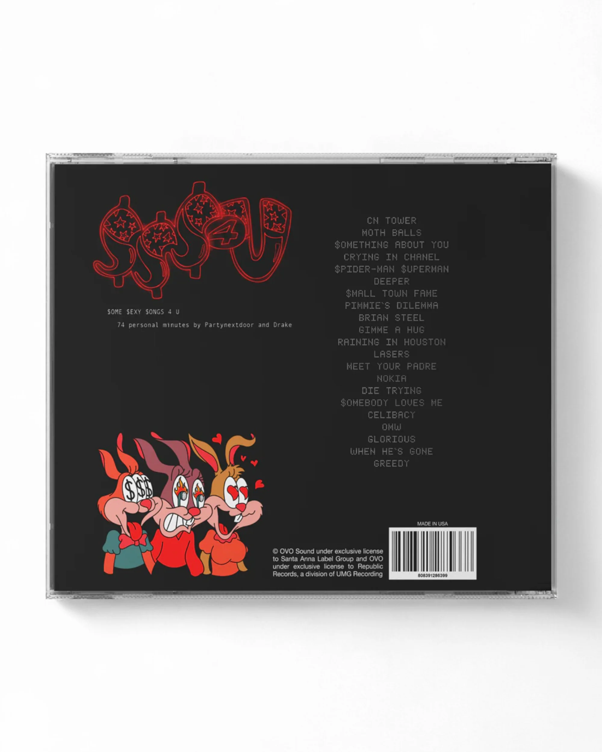 PARTYNEXTDOOR & Drake - $ome $exy $ongs 4 U CD - Image 2