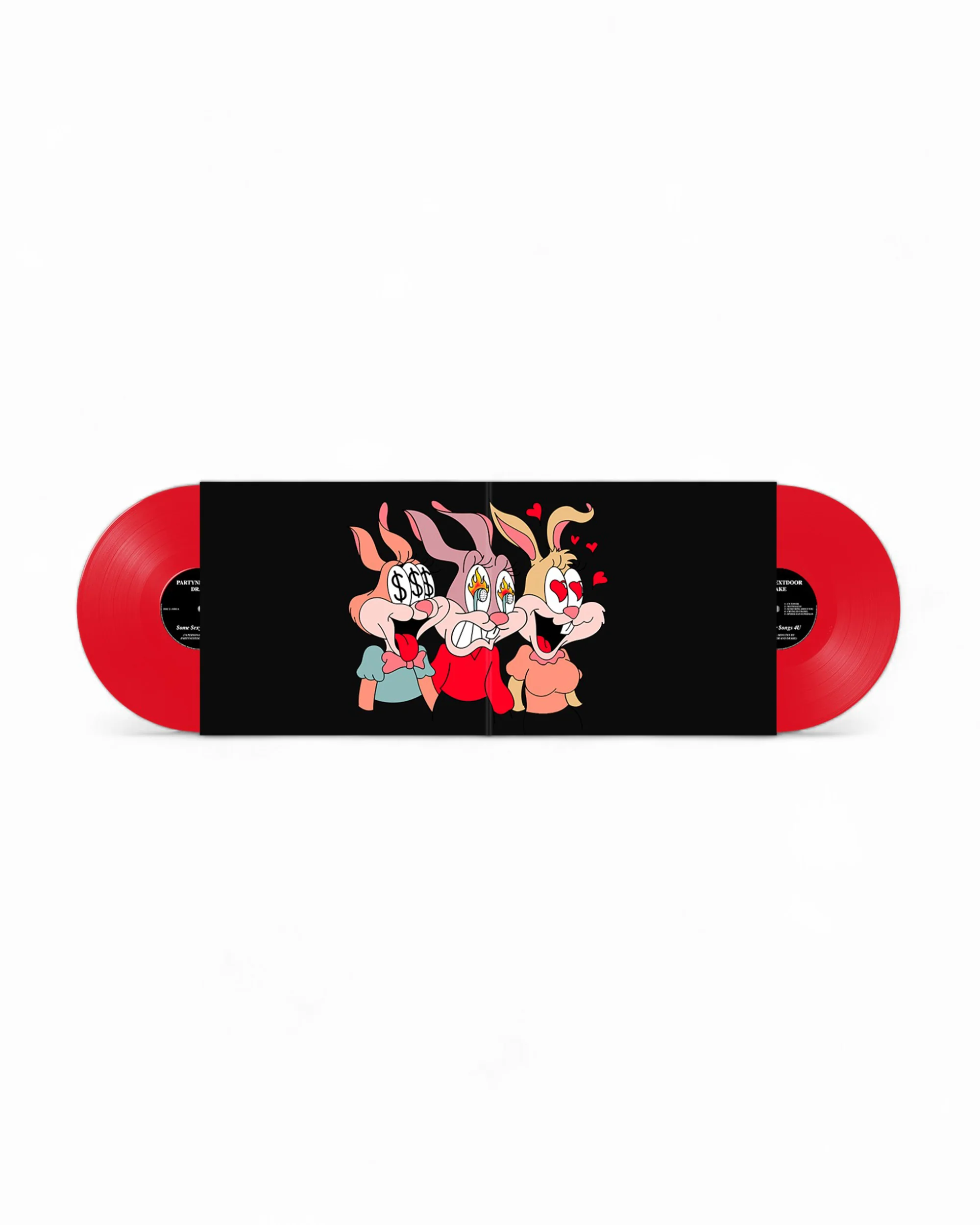 PARTYNEXTDOOR & Drake - $ome $exy $ongs 4 U - LP (Opaque Red) - Image 3
