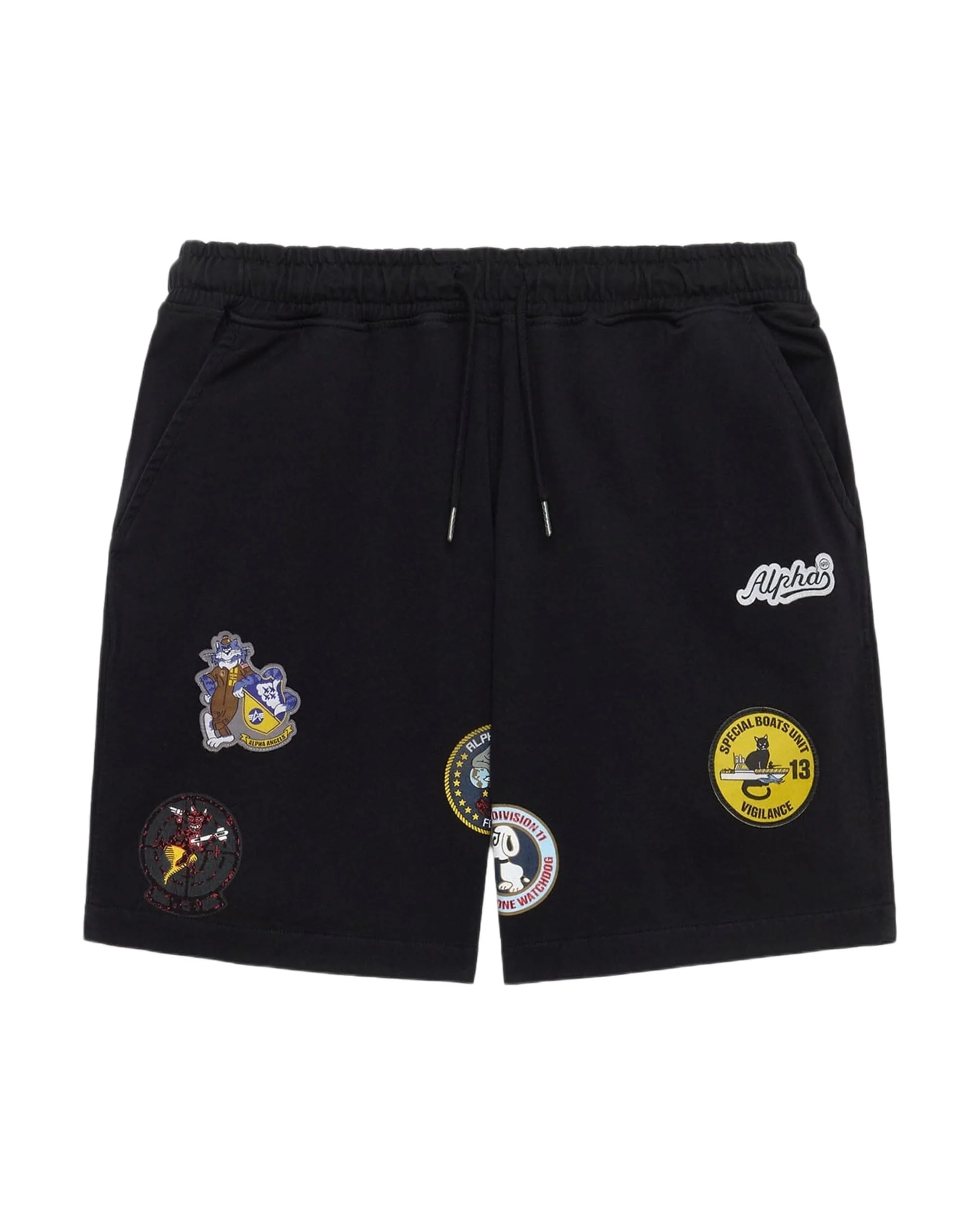PATCHED JERSEY SHORT