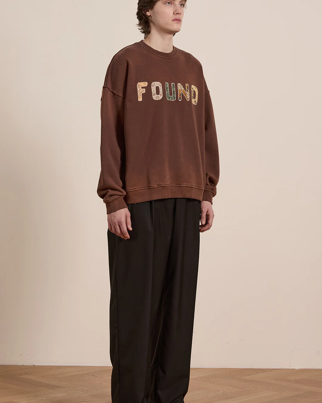 Patterned Logo Crewneck - Image 4