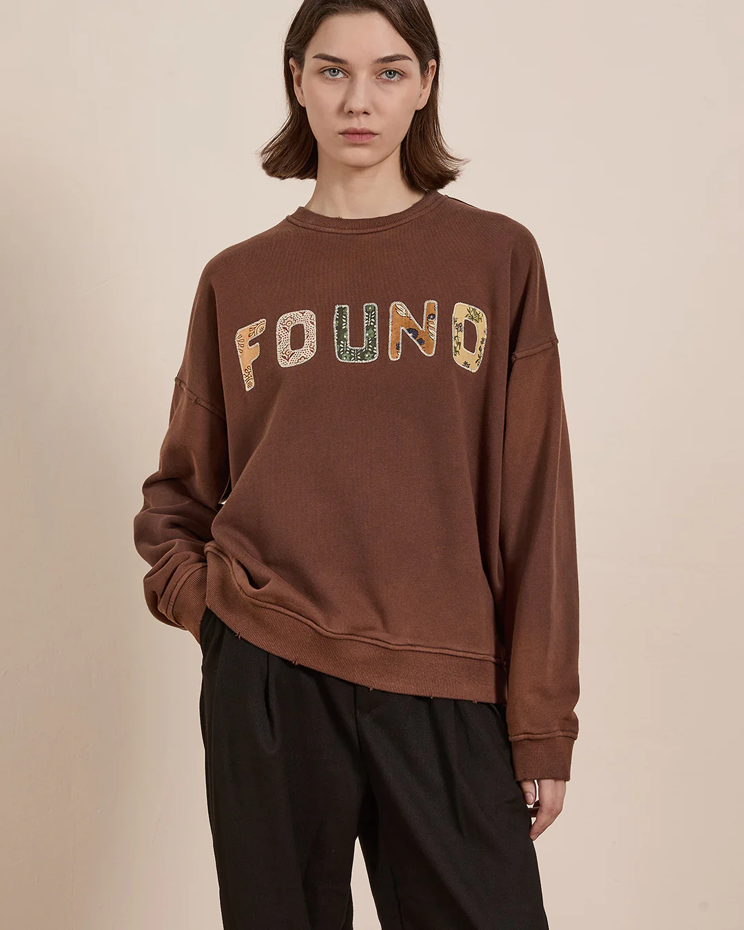 Patterned Logo Crewneck - Image 5