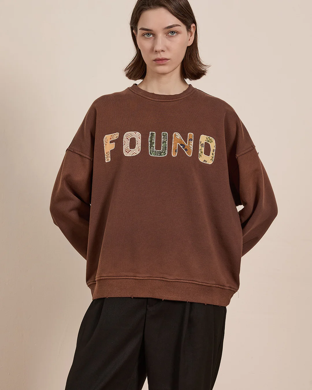 Patterned Logo Crewneck - Image 6