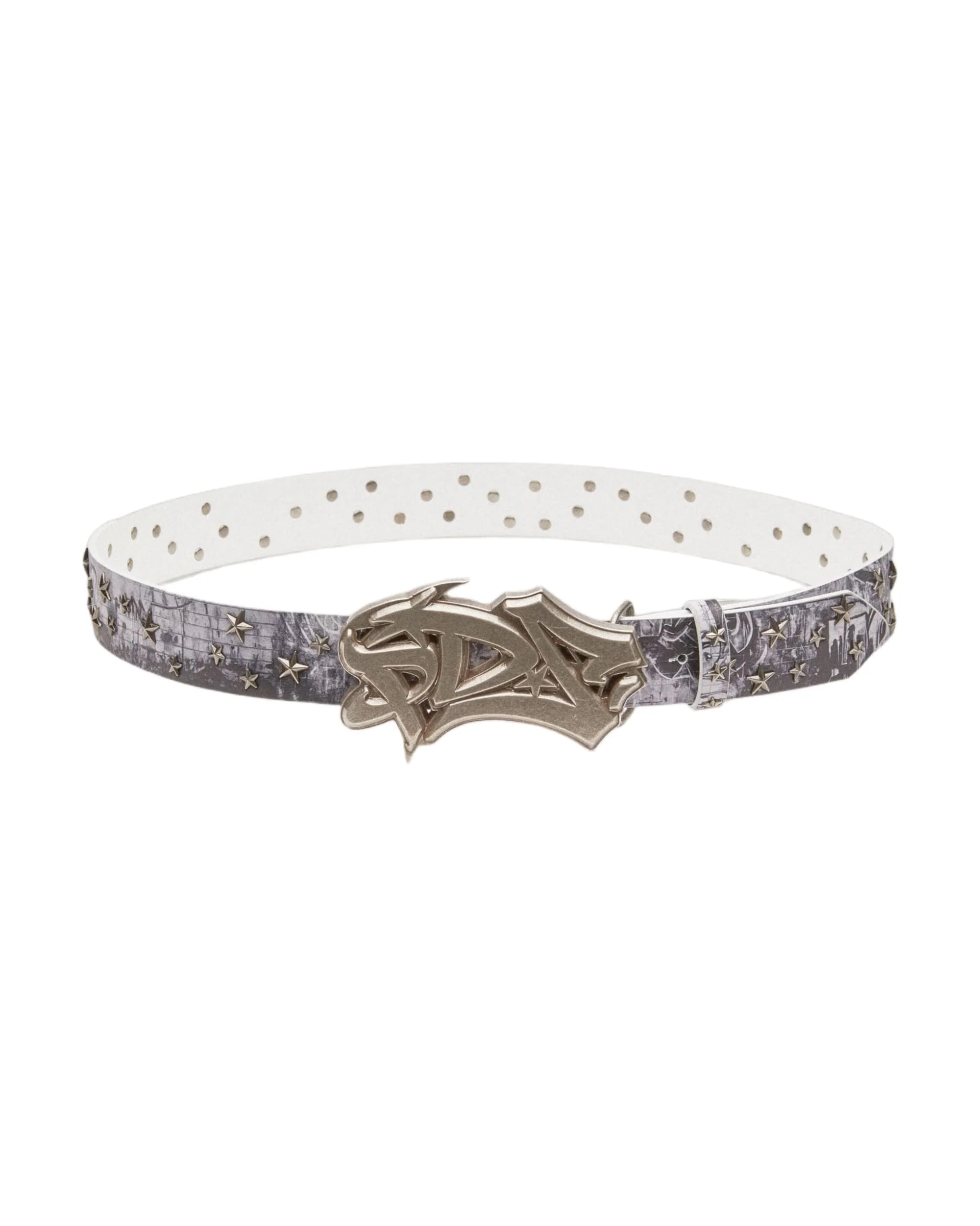 PDF x Stolen Arts Graffiti Belt - White