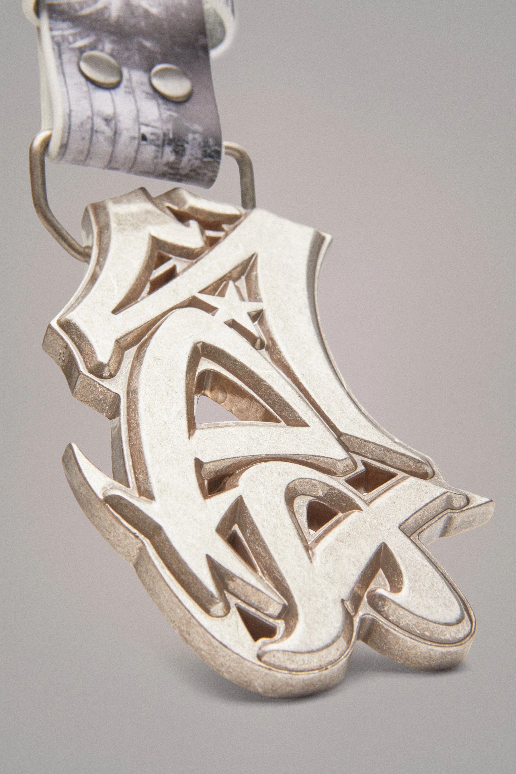 PDF x Stolen Arts Graffiti Belt - White - Image 9