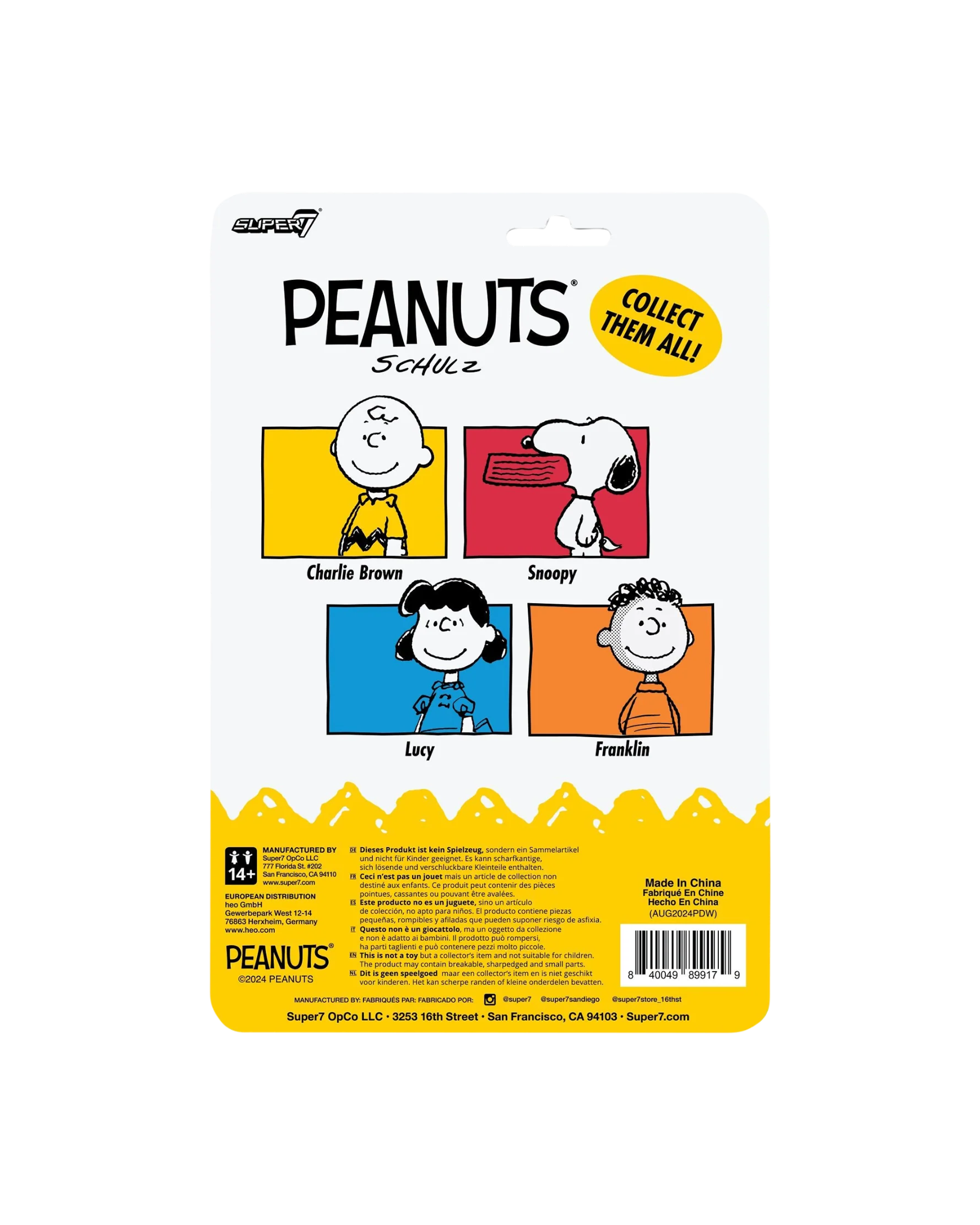 Peanuts ReAction Figures Wave 07 - Franklin - Image 5