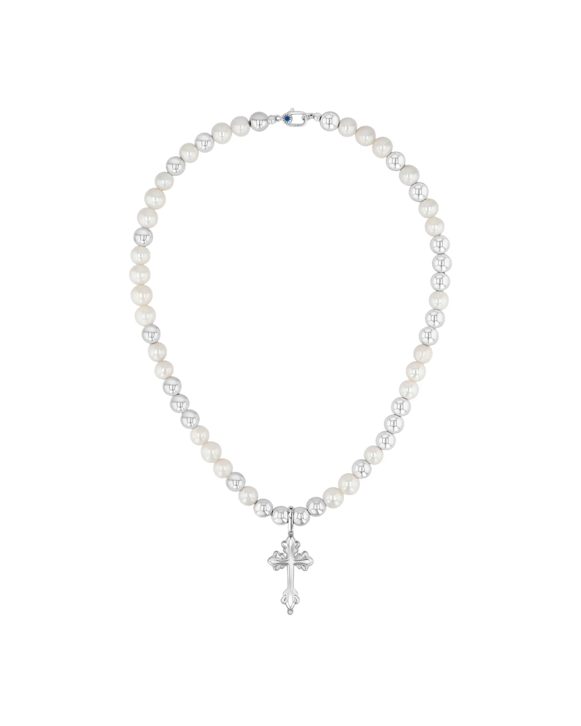 Pearl Cross Necklace