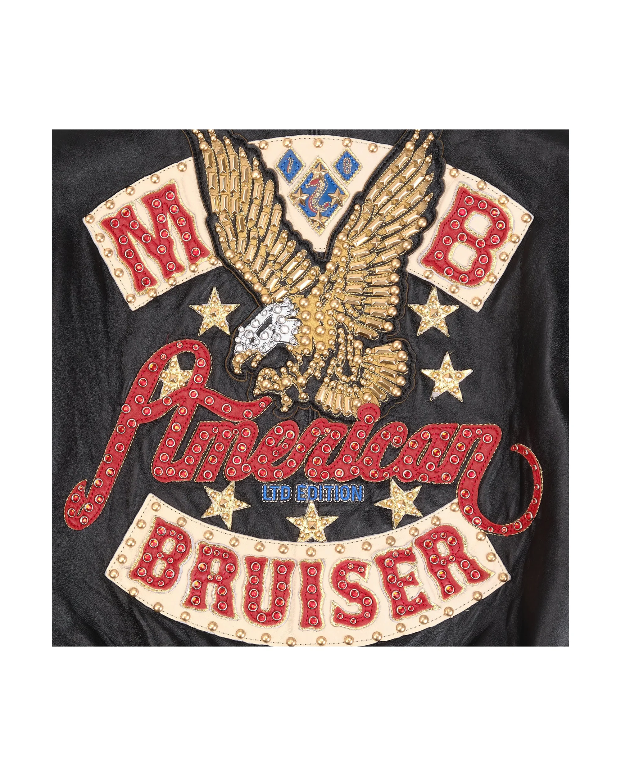 Pelle Pelle American Bruiser Plush Womens Crop Jacket - Image 6