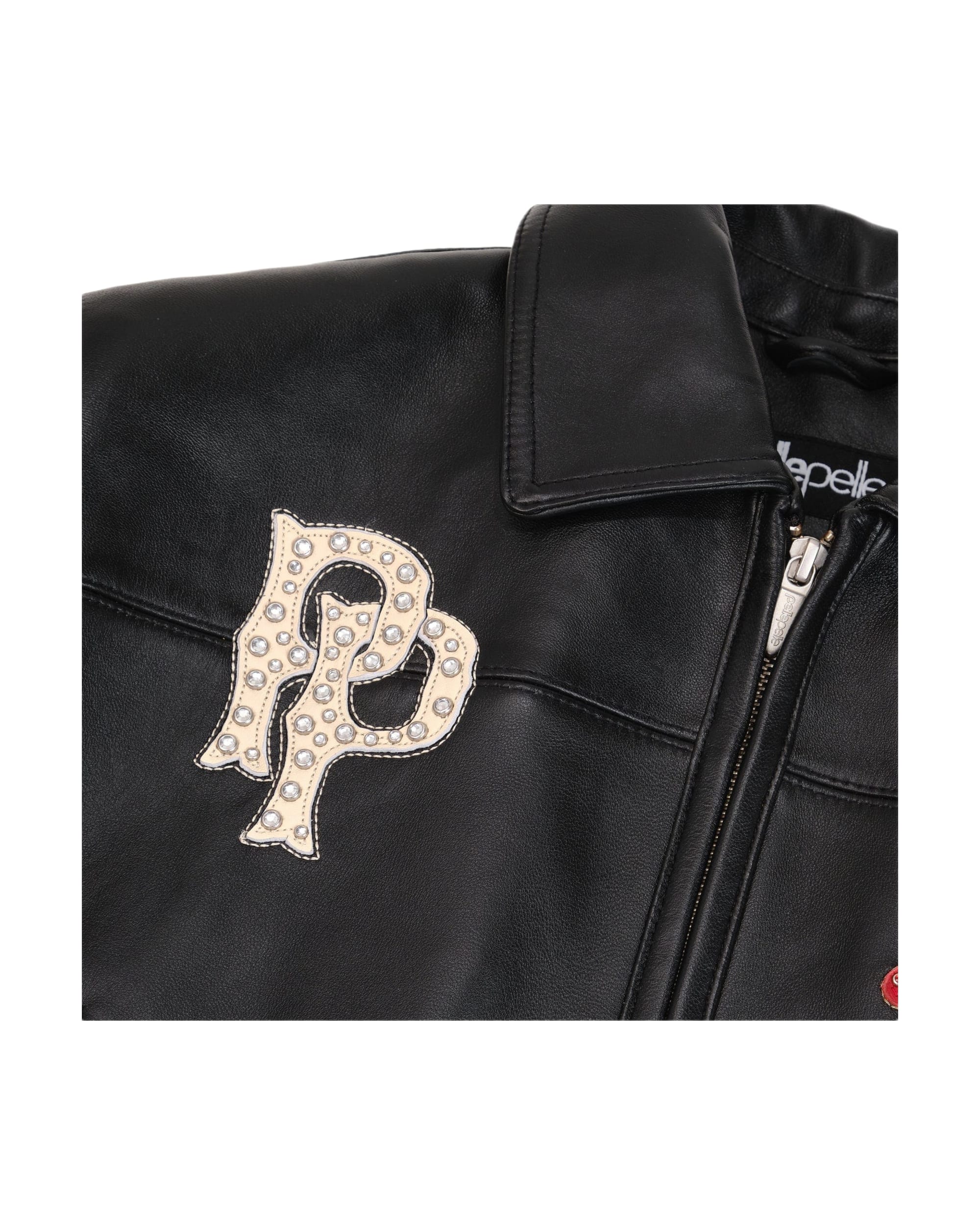Pelle Pelle American Bruiser Plush Womens Crop Jacket - Image 9