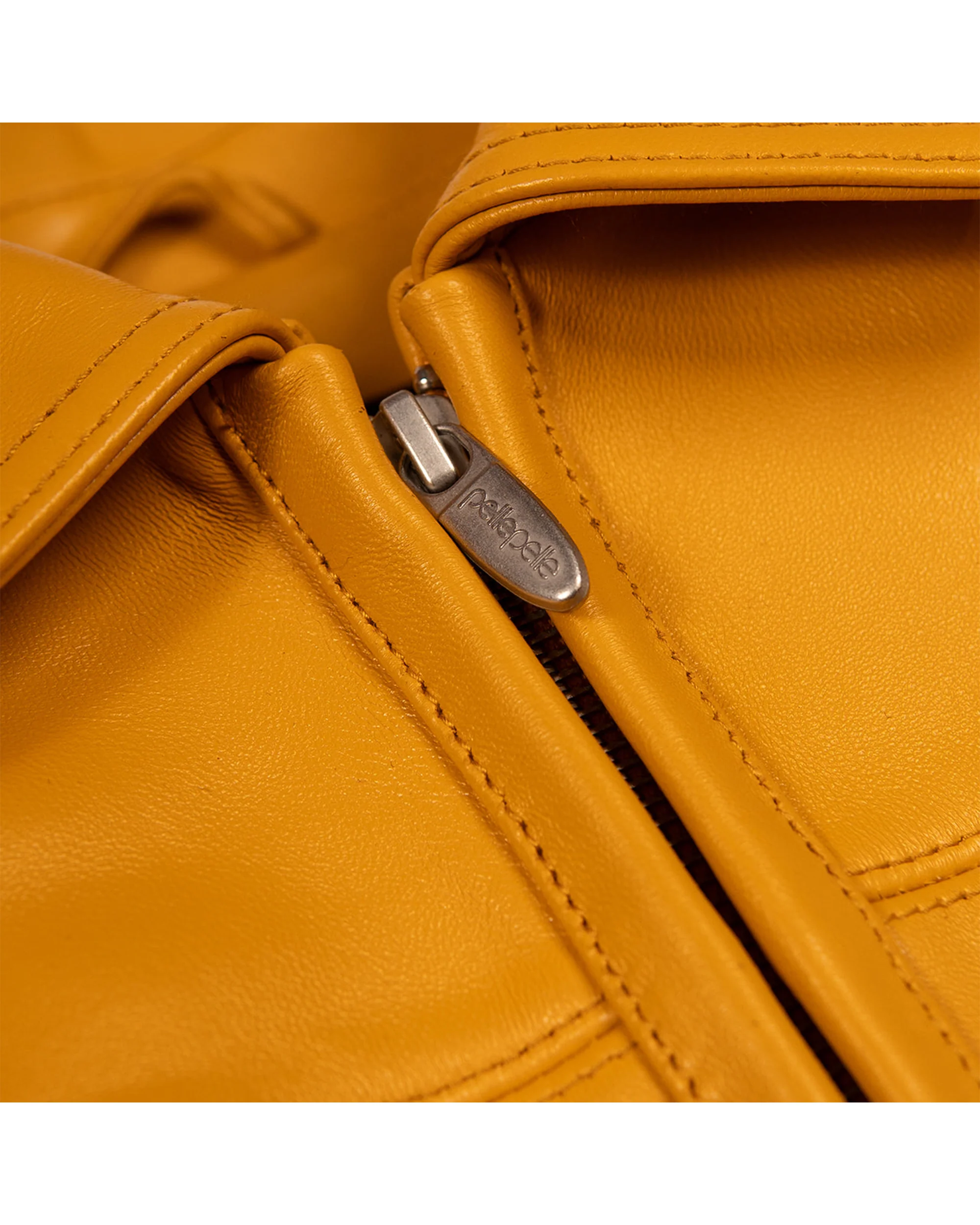 American Bruiser Plush Womens Crop Jacket - Yellow - Image 3
