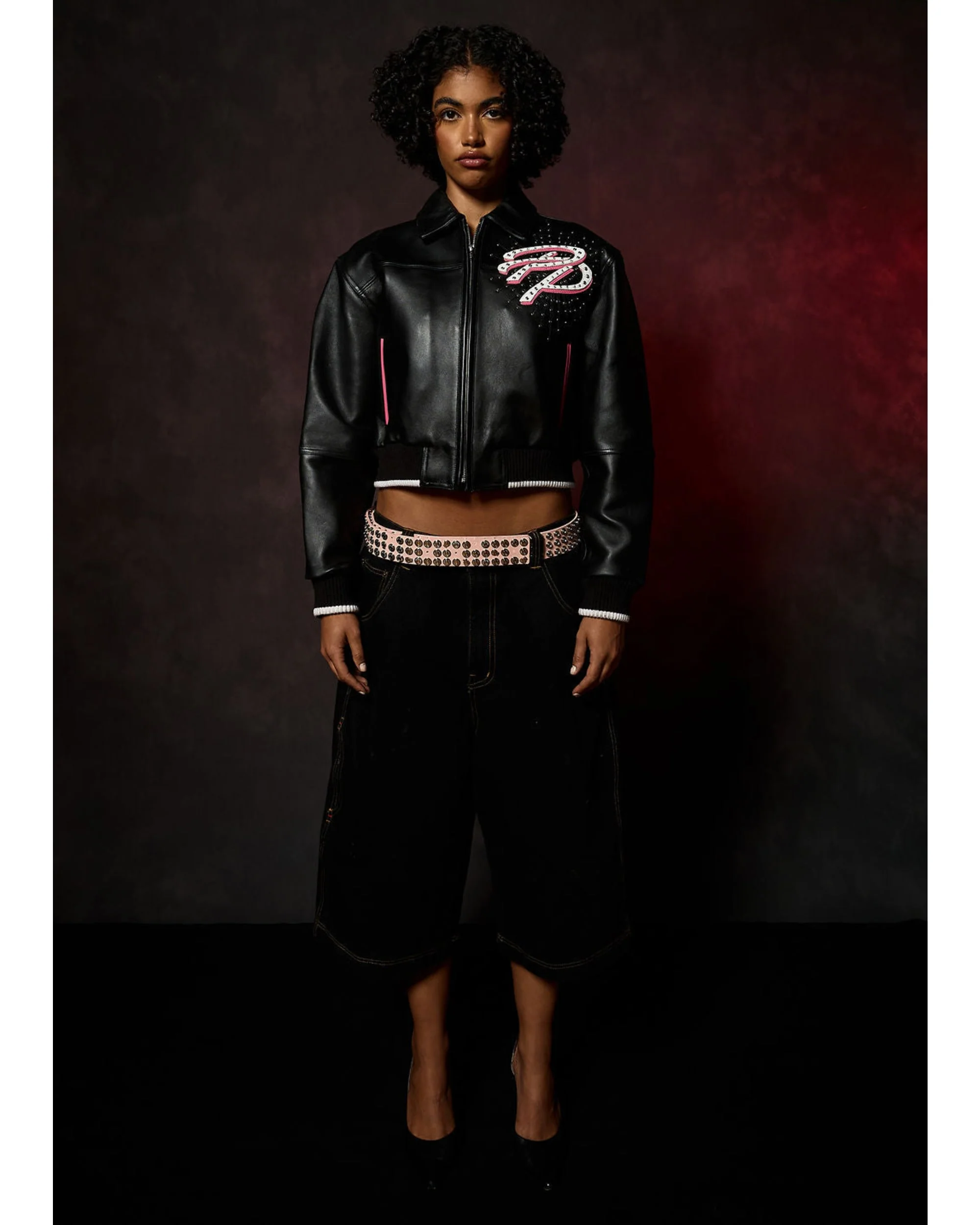 PELLE PELLE GREATEST OF ALL TIME WOMENS CROP JACKET - Image 11