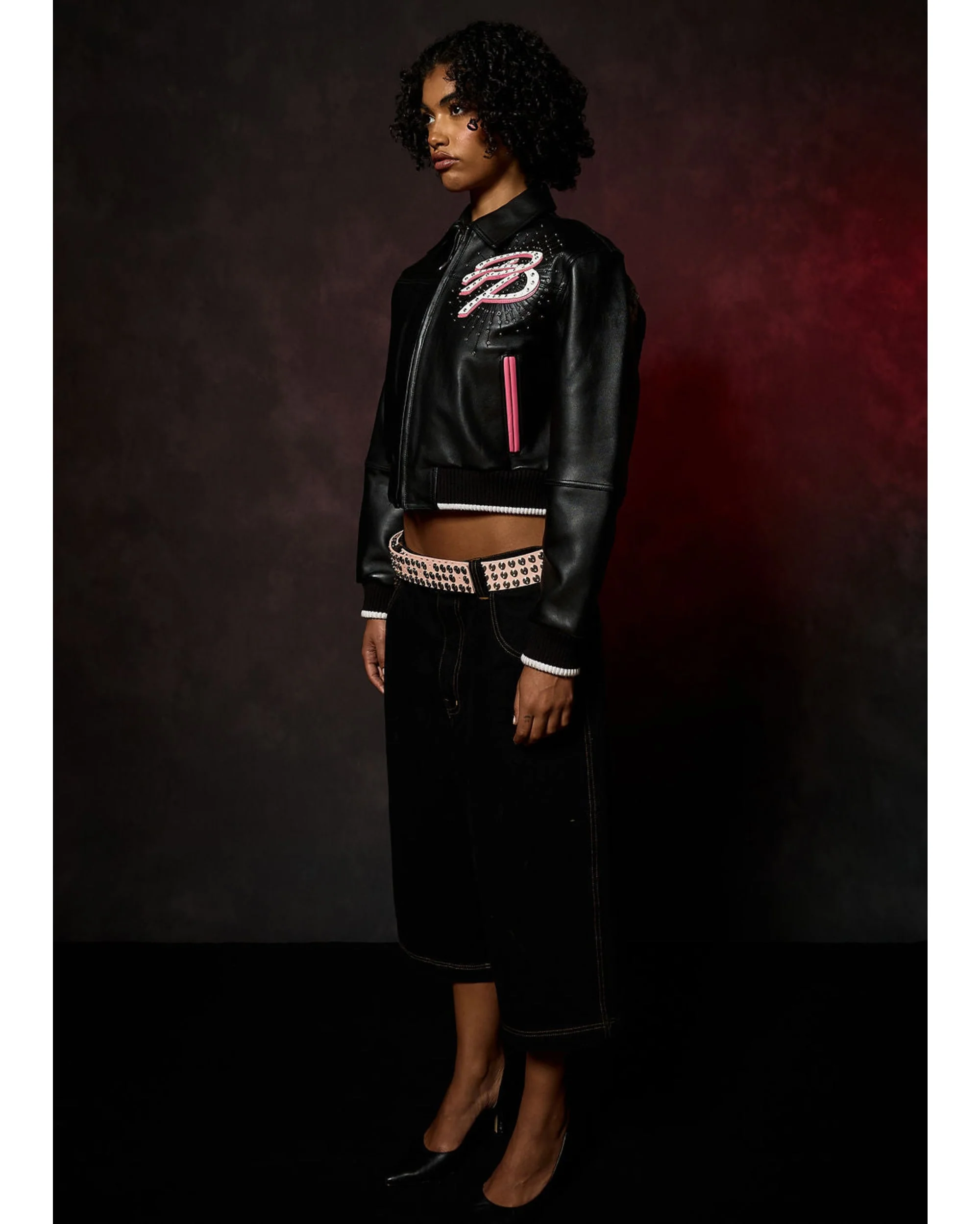 PELLE PELLE GREATEST OF ALL TIME WOMENS CROP JACKET - Image 8