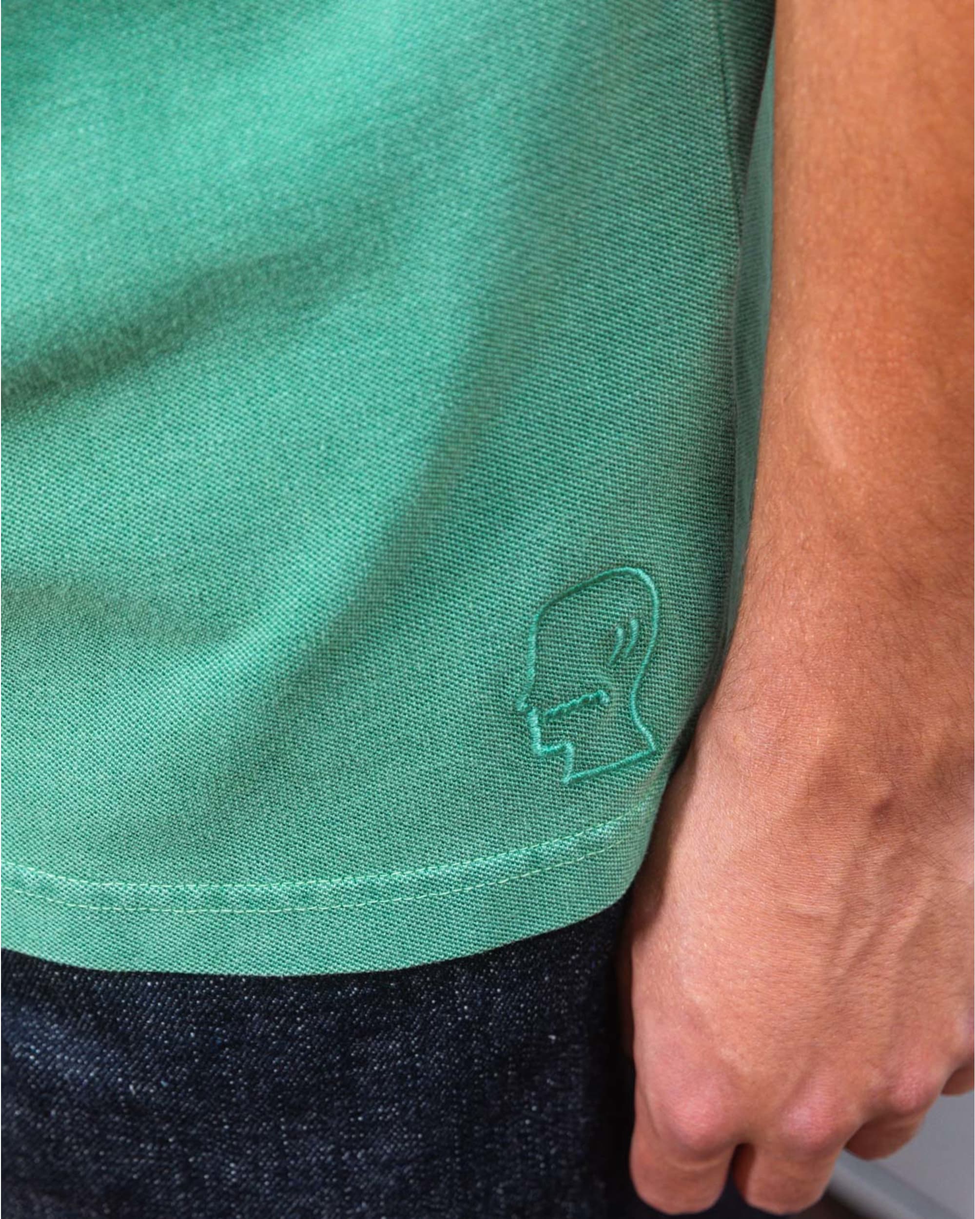 Pigment Pique T-Shirt - Seafoam - Image 5