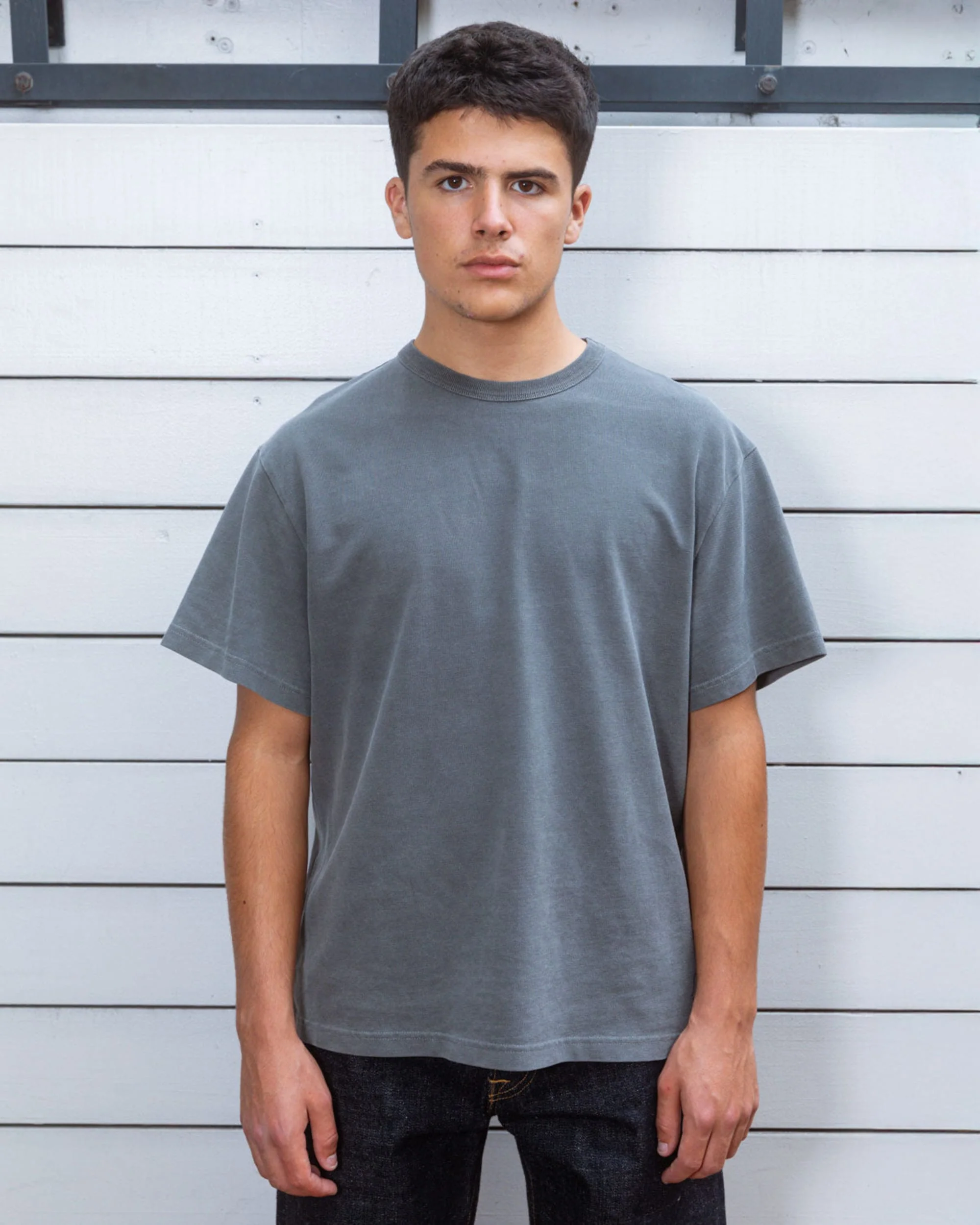 Pigment Pique T-shirt - Washed Black - Image 2
