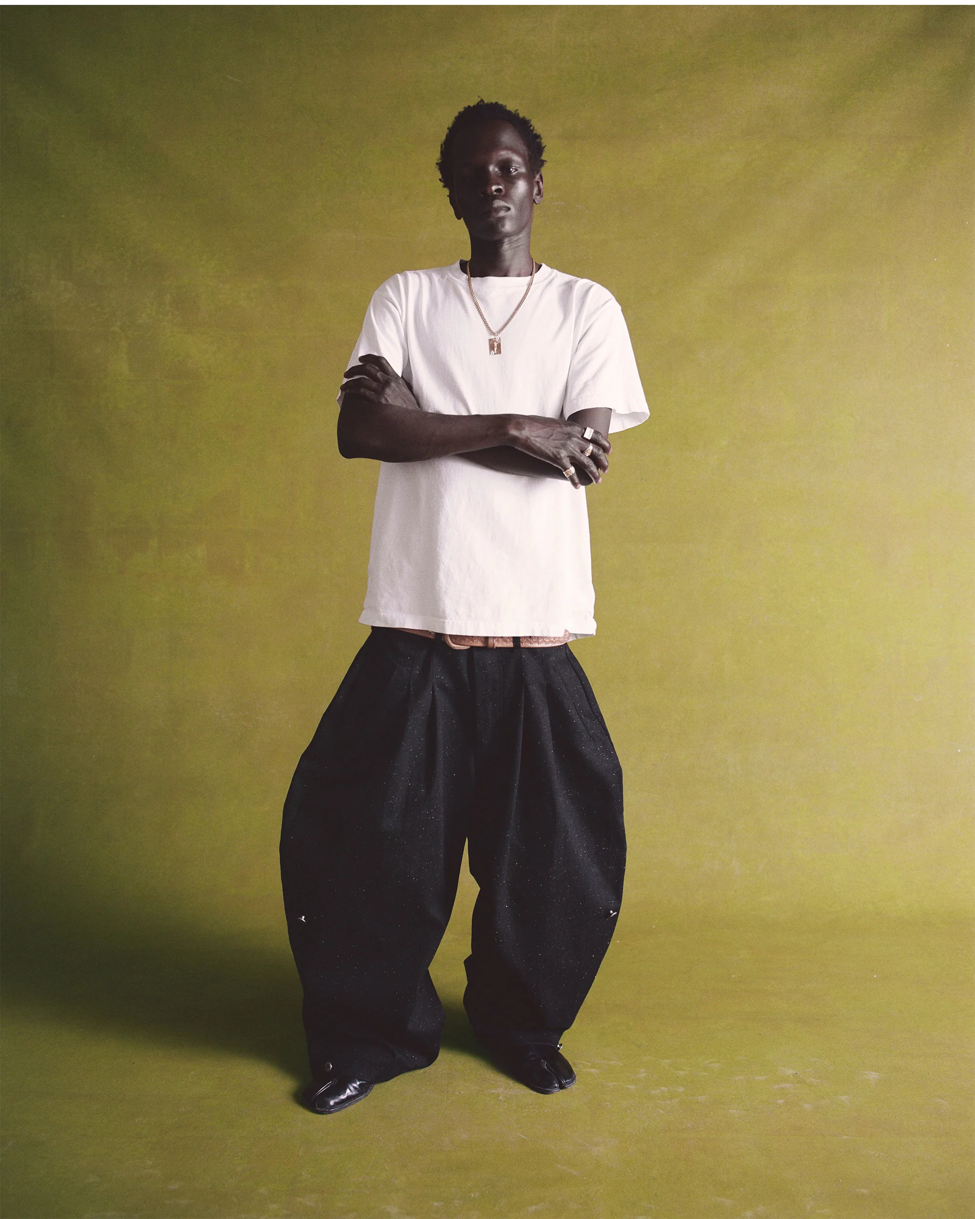 Pin Dot Black Triptych Japanese Denim - Image 10