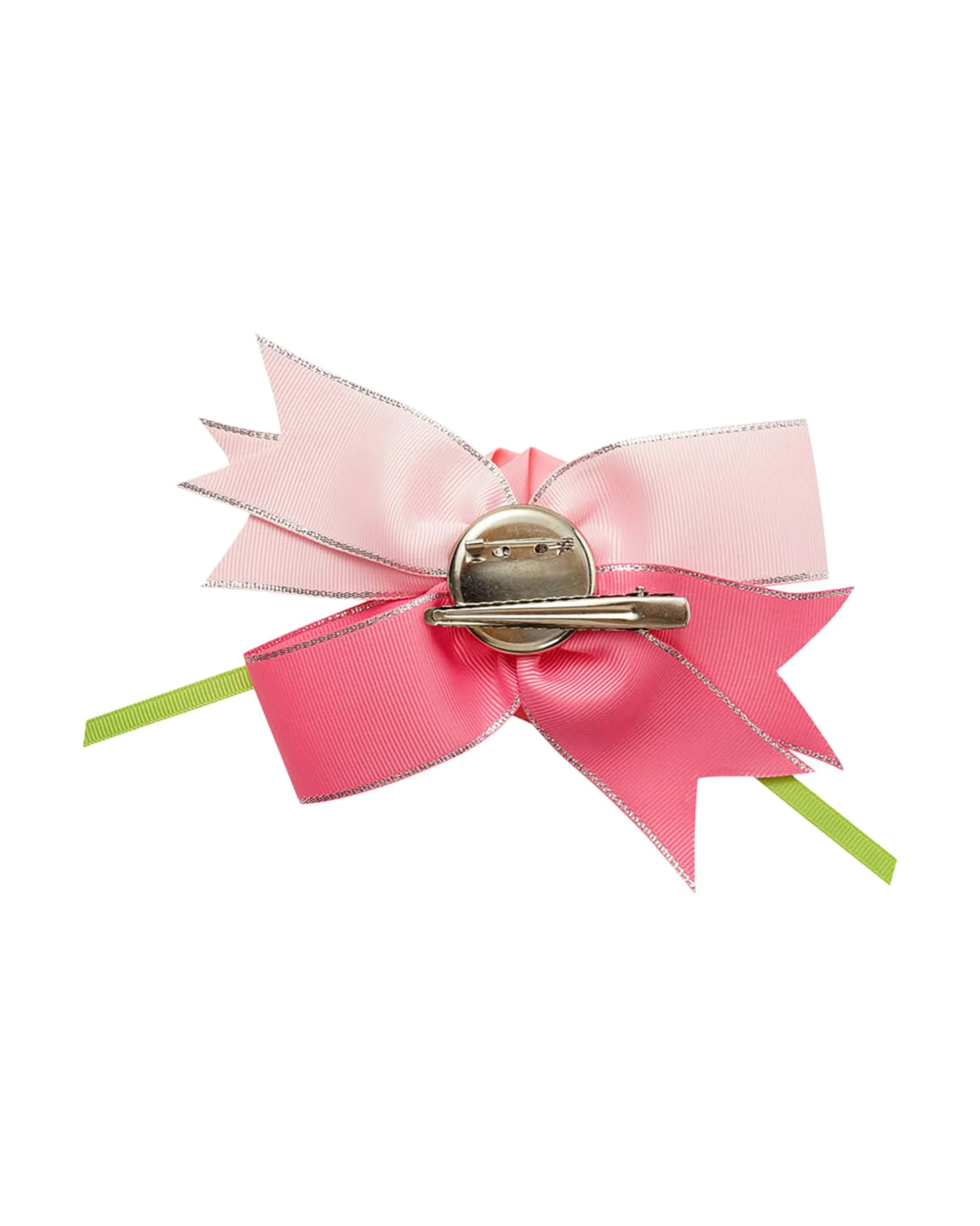Pink Ribbon Rose Clip - Image 2