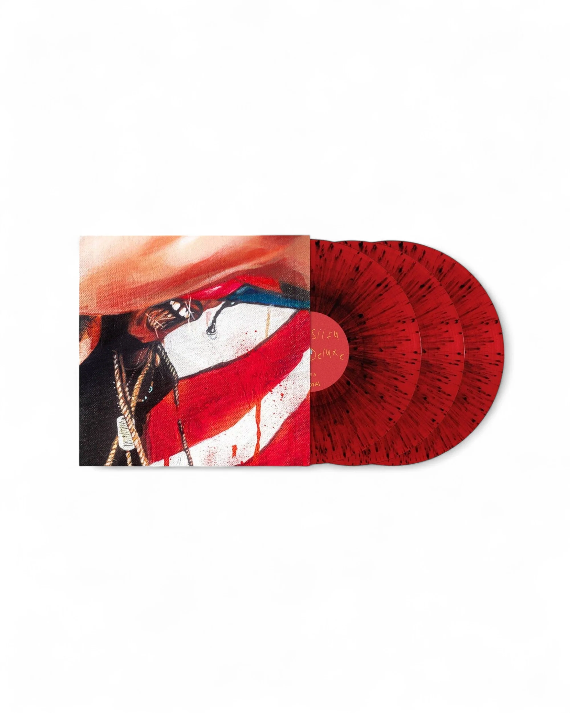 Pink Siifu - NEGRO DELUXE (3xLP - Red w/ Black Splatter Vinyl - Fat Beats Exclusive)